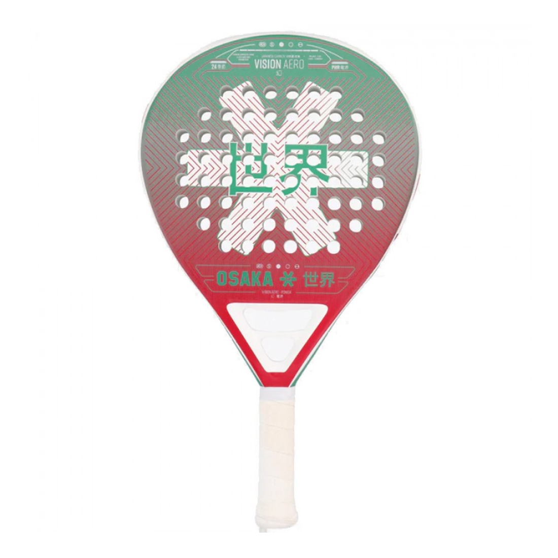 Ракетка для падела Osaka Vision Aero Power Red-Green