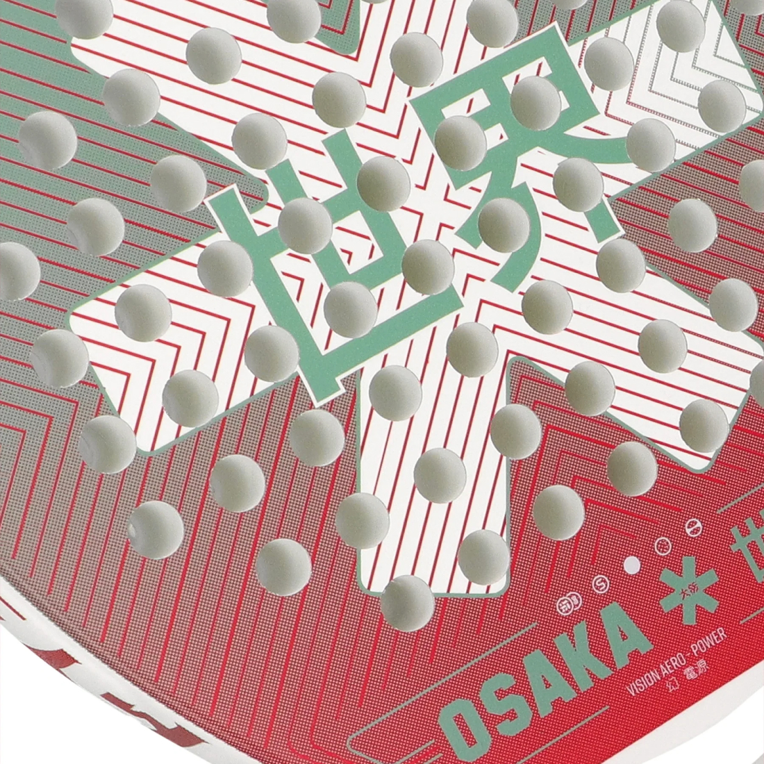 Ракетка для падела Osaka Vision Aero Power Red-Green
