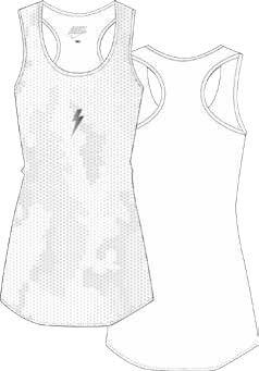 Теннисное платье ABOUT TECH DRESS WIMBLEDON CAMOU PIXEL (ATDR02), белый