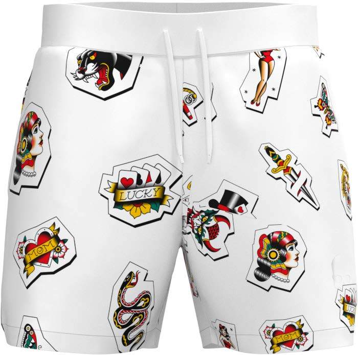 Детские шорты для тенниса HYDROGEN TATTOO TECH (TK0506-001), белый