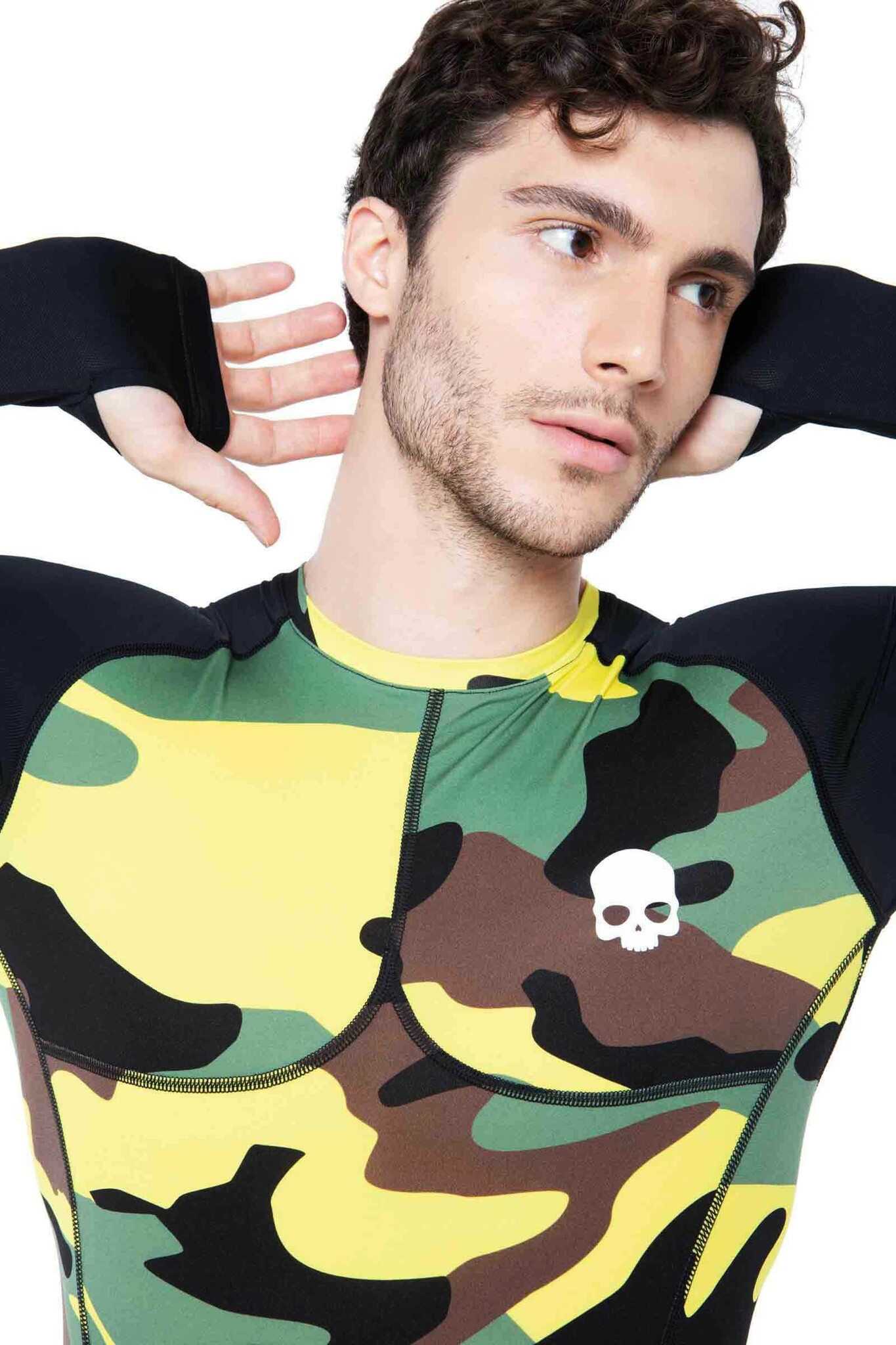 Printed Second Skin Mesh Hydrogen LS (R00404-696)