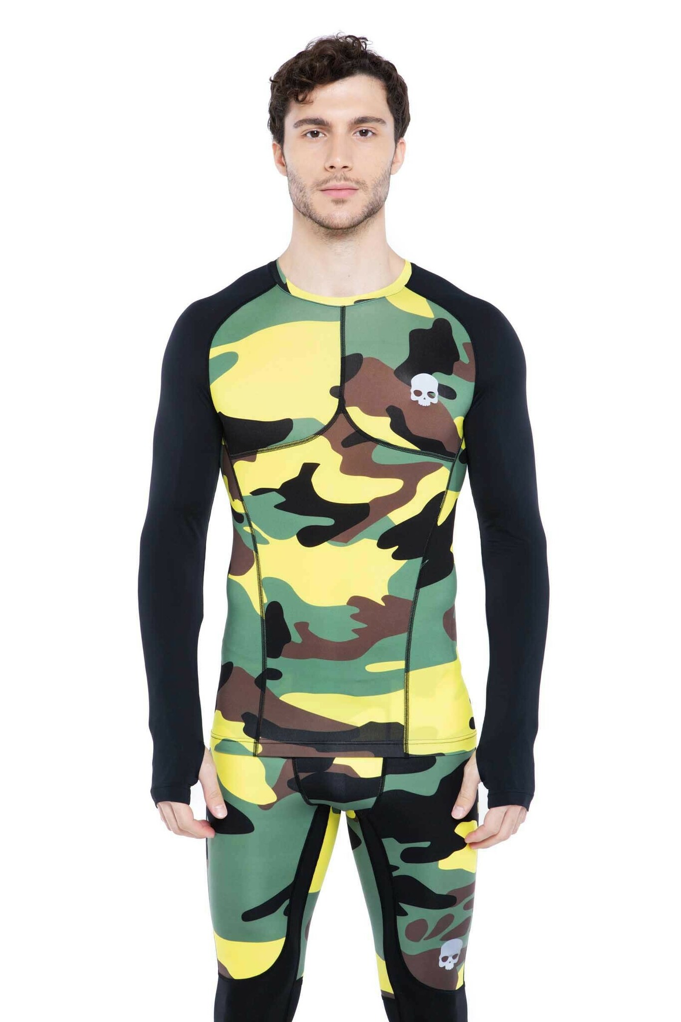 Printed Second Skin Mesh Hydrogen LS (R00404-696)