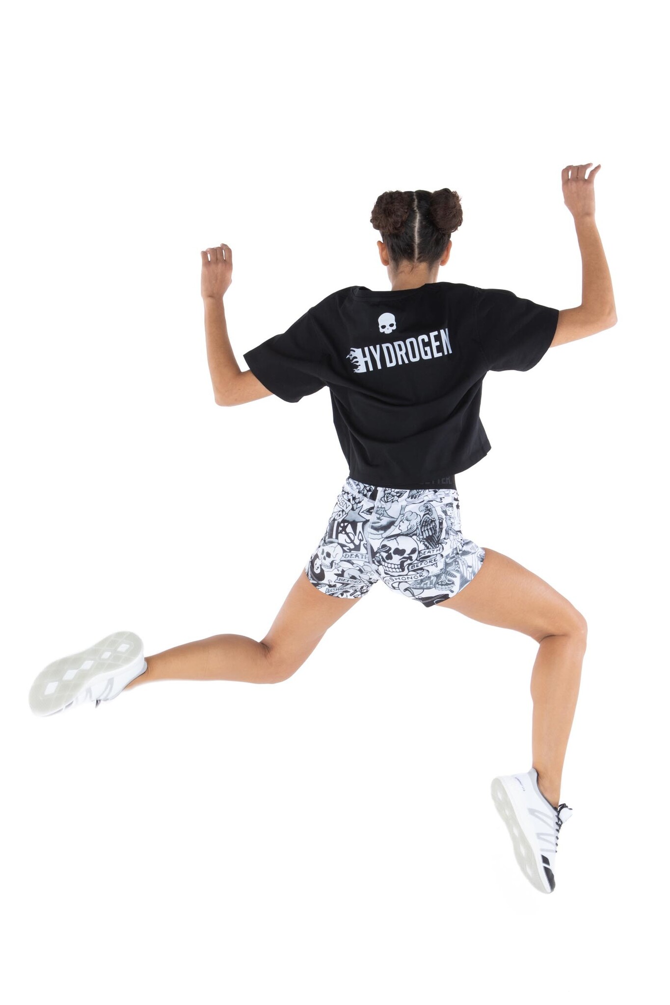 Женская футболка Hydrogen CROPPED SUPERFAST  (R01412-007)