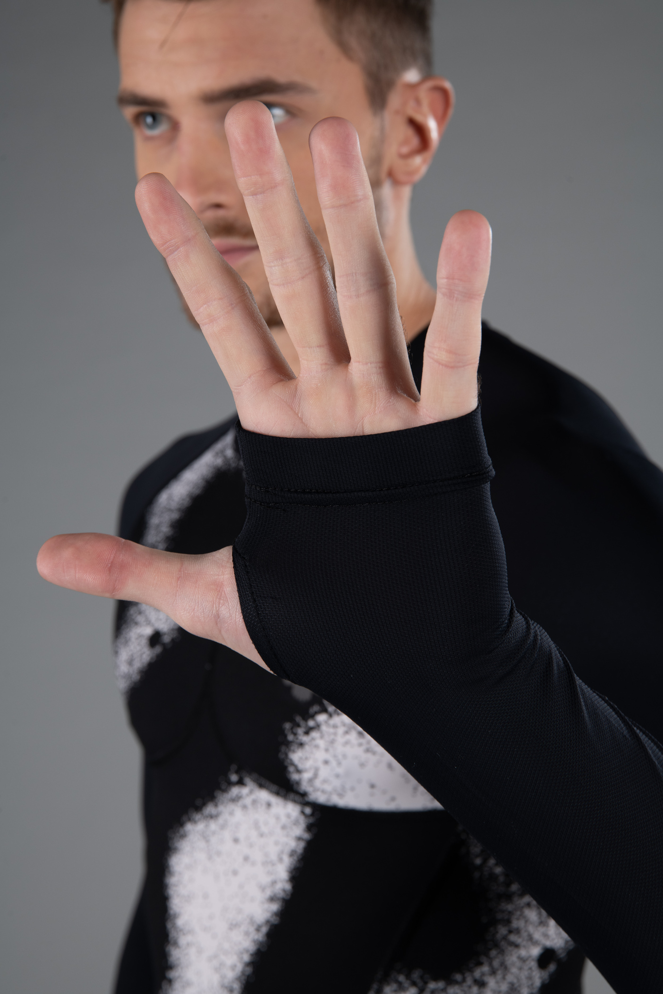 Футболка Printed Second Skin Mesh Hydrogen LS  (R00504-077)