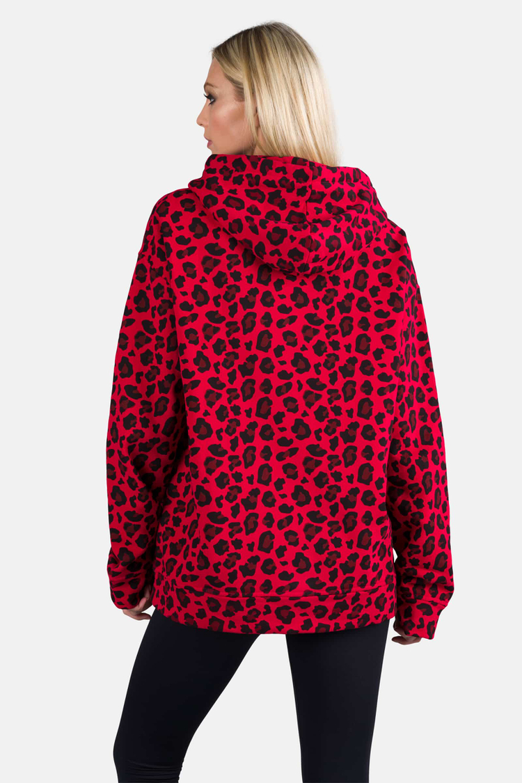 Худи Hydrogen PRINTED FZ RED JAGUAR HOODIE (310614-G73)