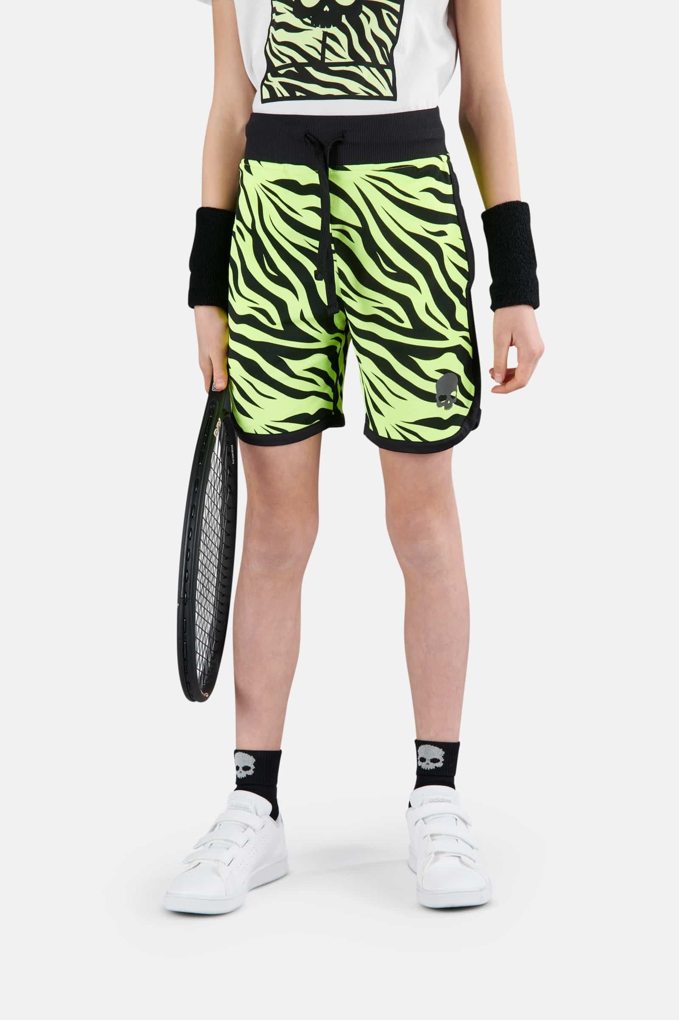 Детские шорты для тенниса TIGER TECH SHORTS (TK0702-724), неоновый