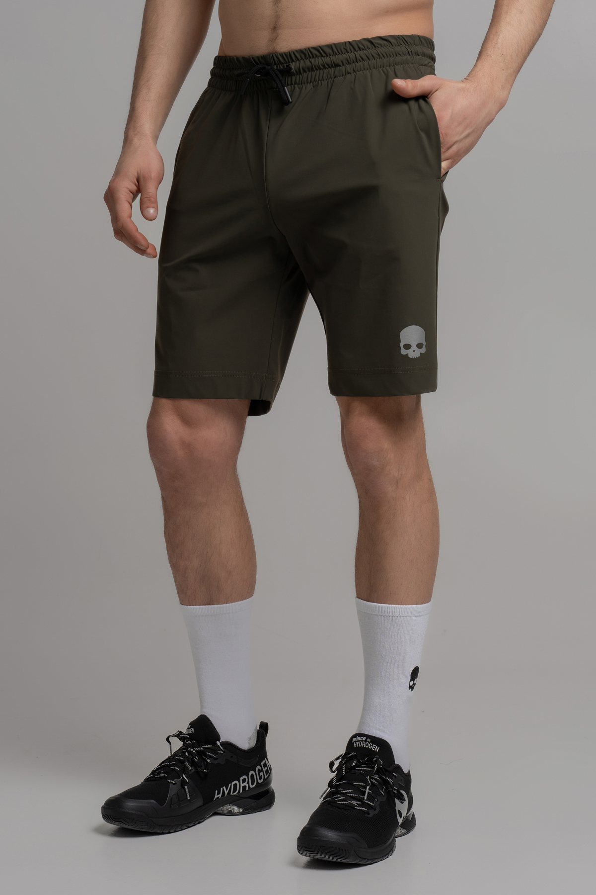 Теннисные шорты HYDROGEN TECH SHORTS (T00812), зеленый