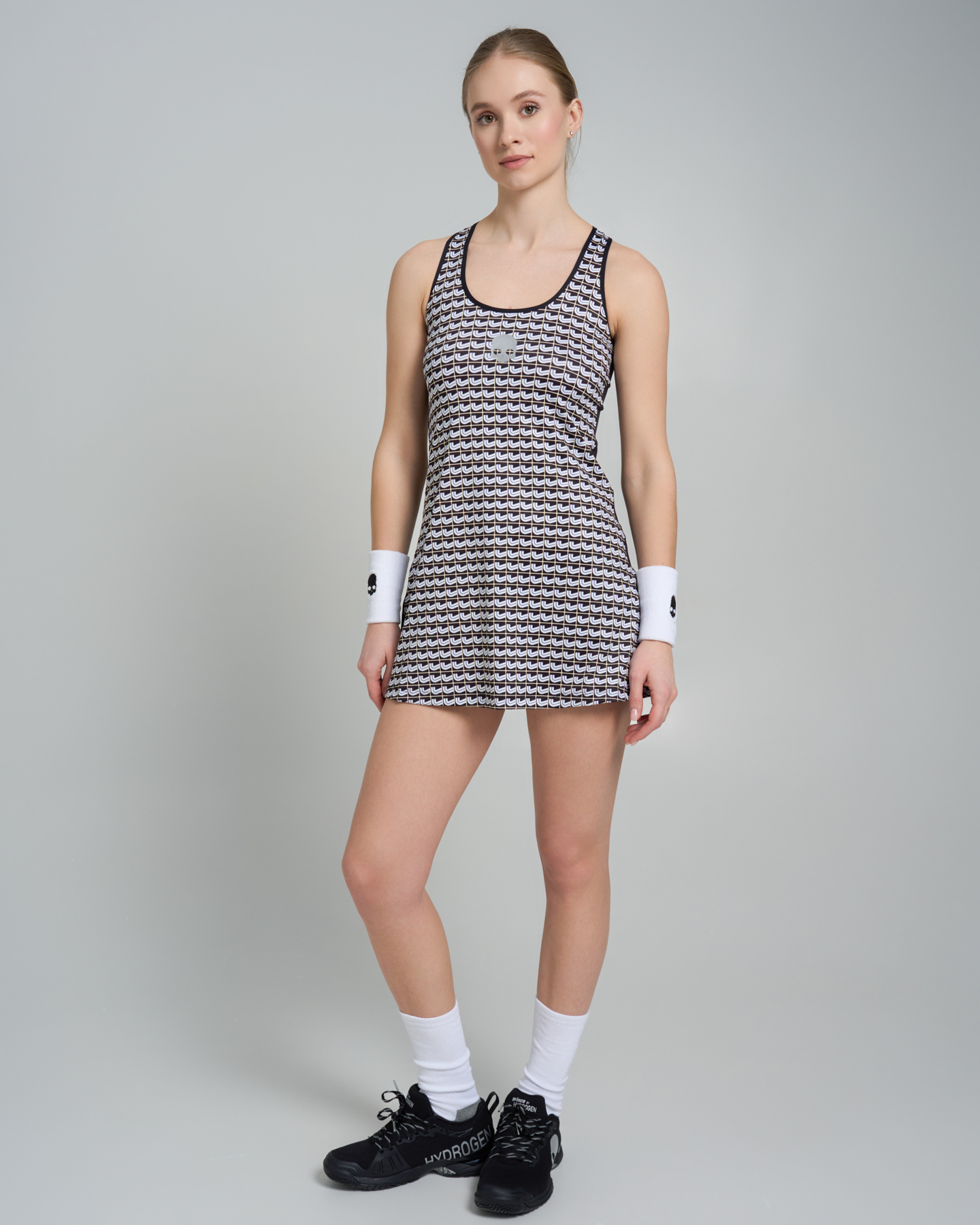 Теннисное платье Hydrogen PIPE ALLOVER TECH (T01830-007)