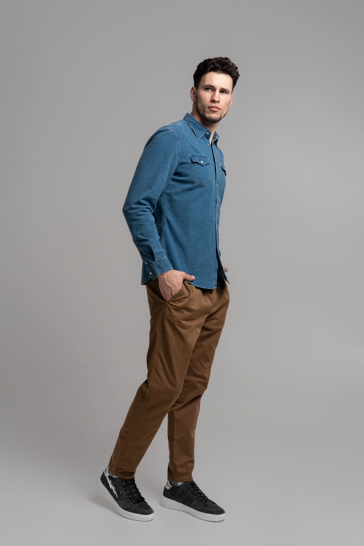 Мужская рубашка HYDROGEN (310504-341)