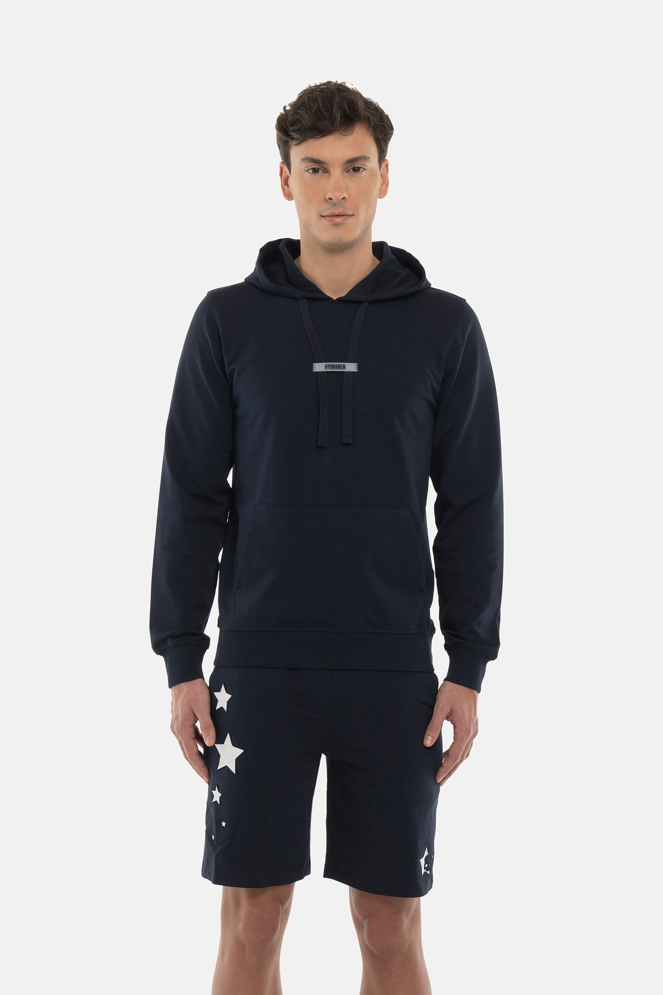 Худи HYDROGEN STARS HOODIE PADEL (DH0006), синий