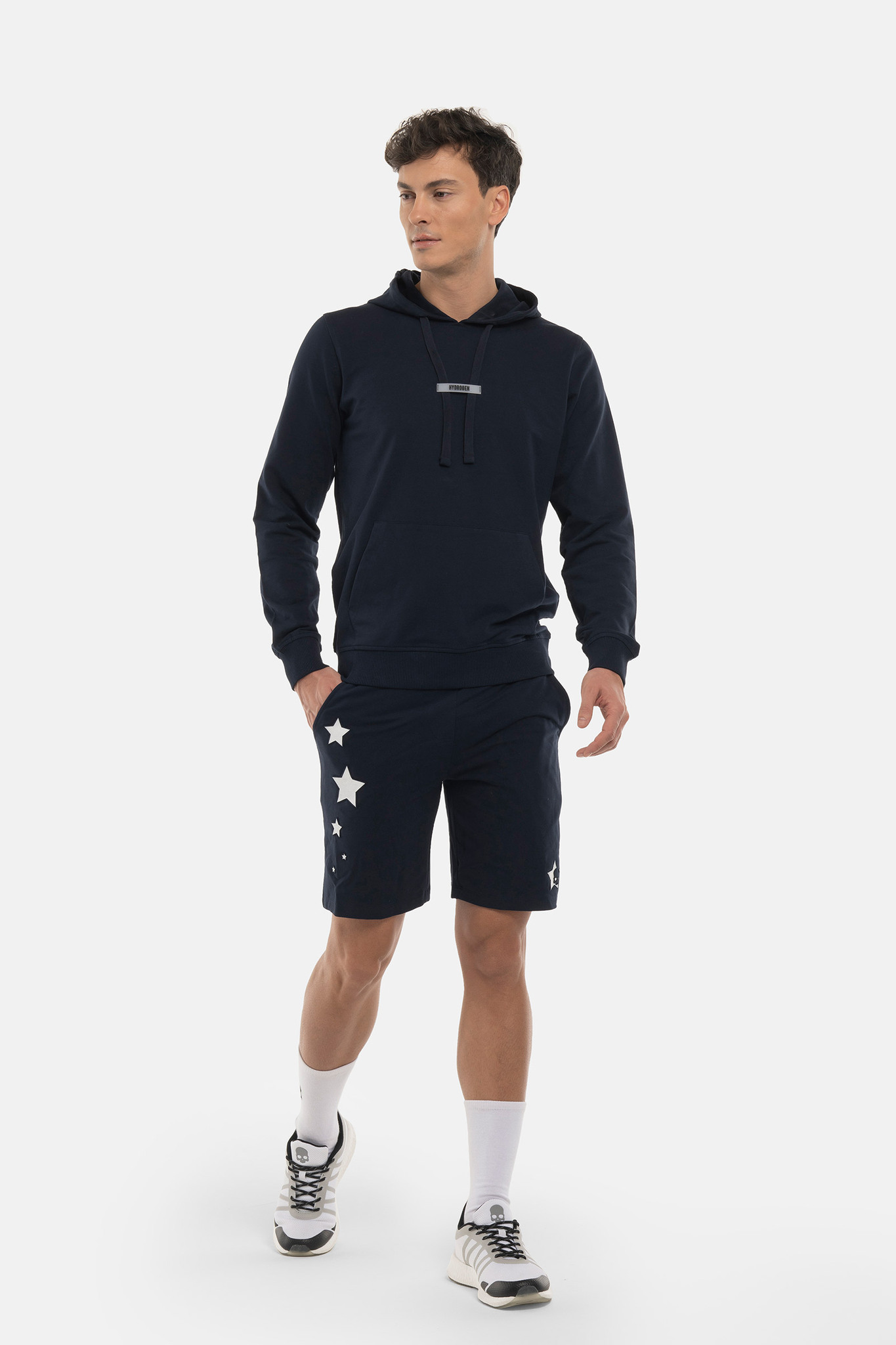 Худи HYDROGEN STARS HOODIE PADEL (DH0006), синий