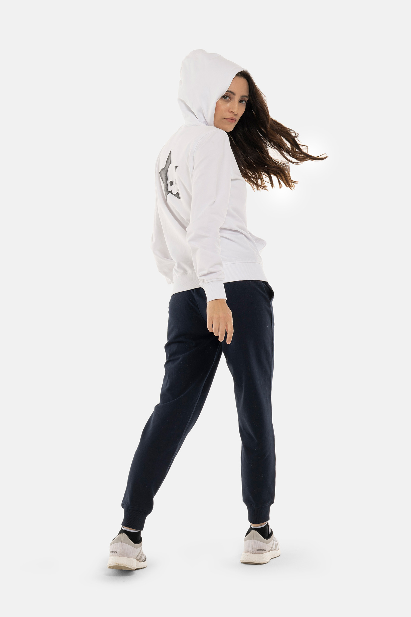 Худи Hydrogen STARS HOODIE PADEL (DH1006), белый