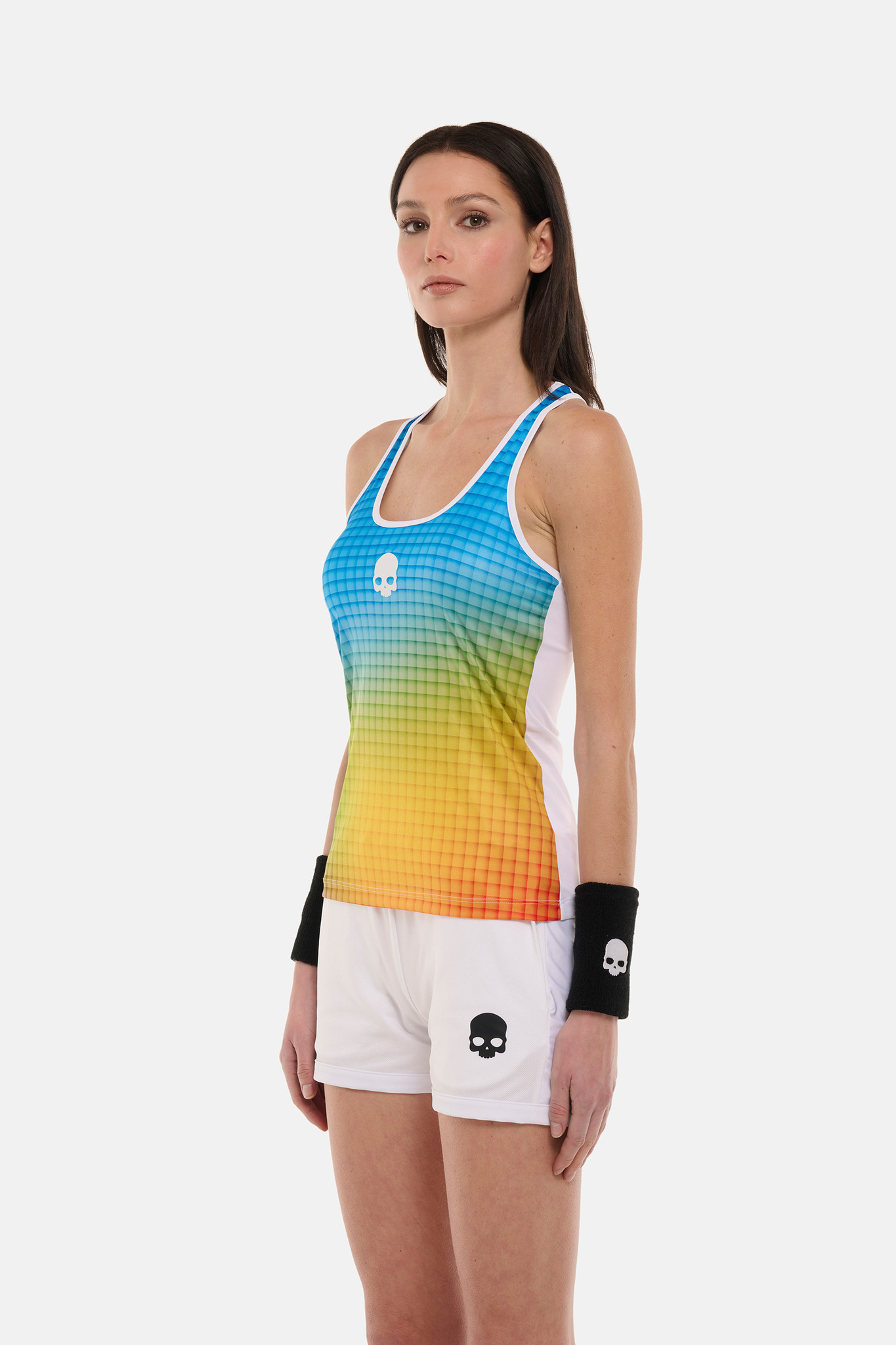 Женская майка Hydrogen SPECTRUM TECH TANK TOP PADEL (DK1002), белый