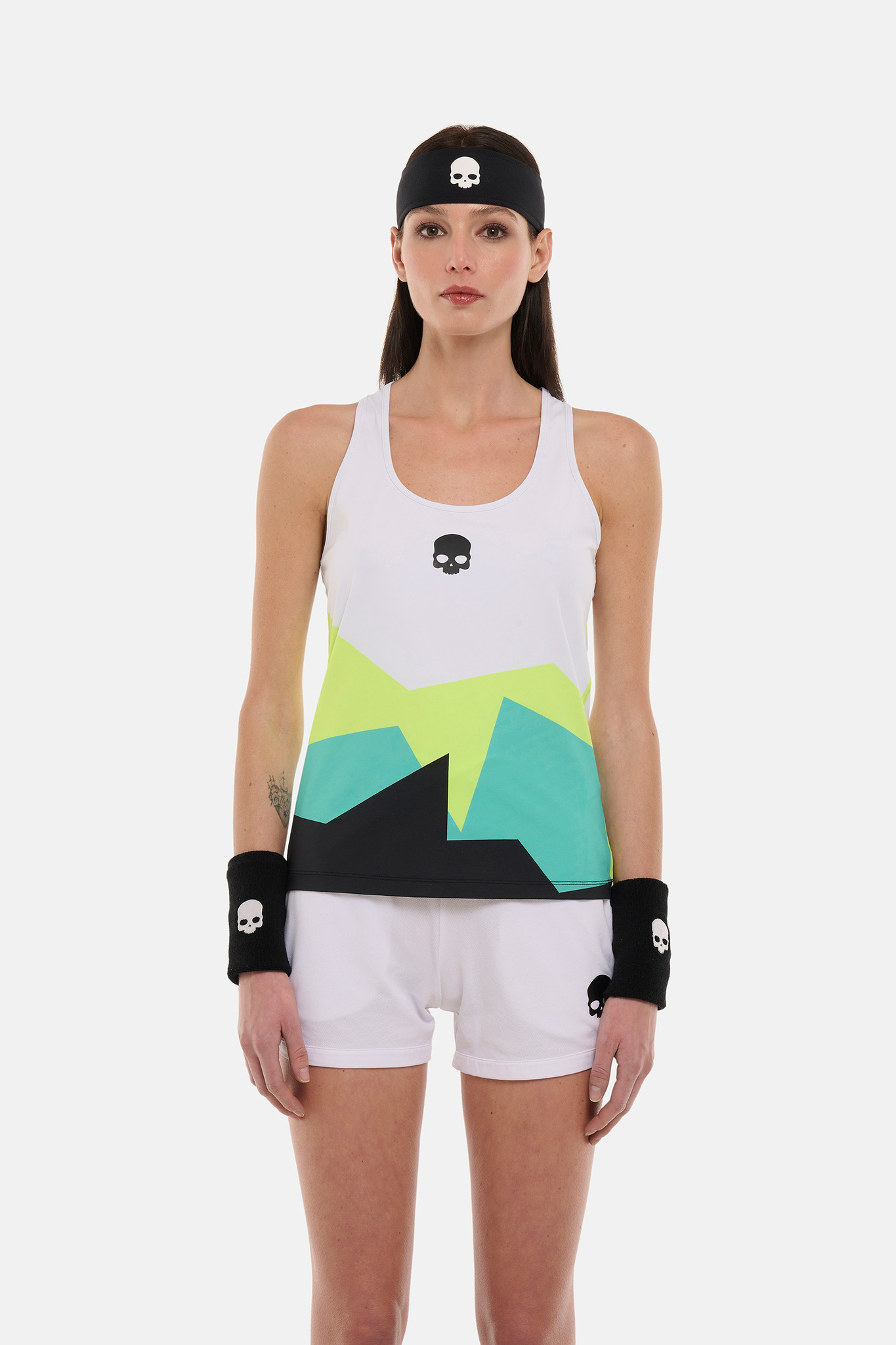 Женская майка Hydrogen MOUNTAINS TECH TANK TOP PADEL (DK1005), разноцветный