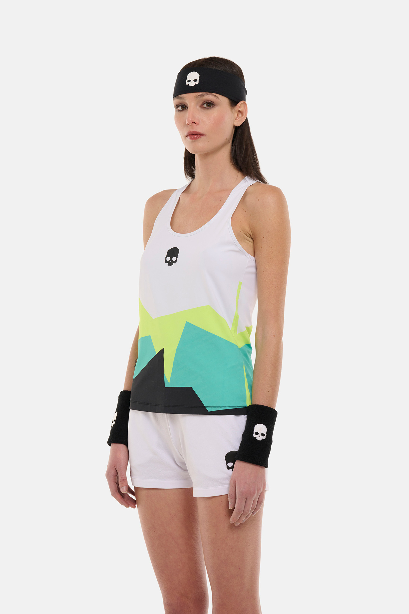 Женская майка Hydrogen MOUNTAINS TECH TANK TOP PADEL (DK1005), разноцветный