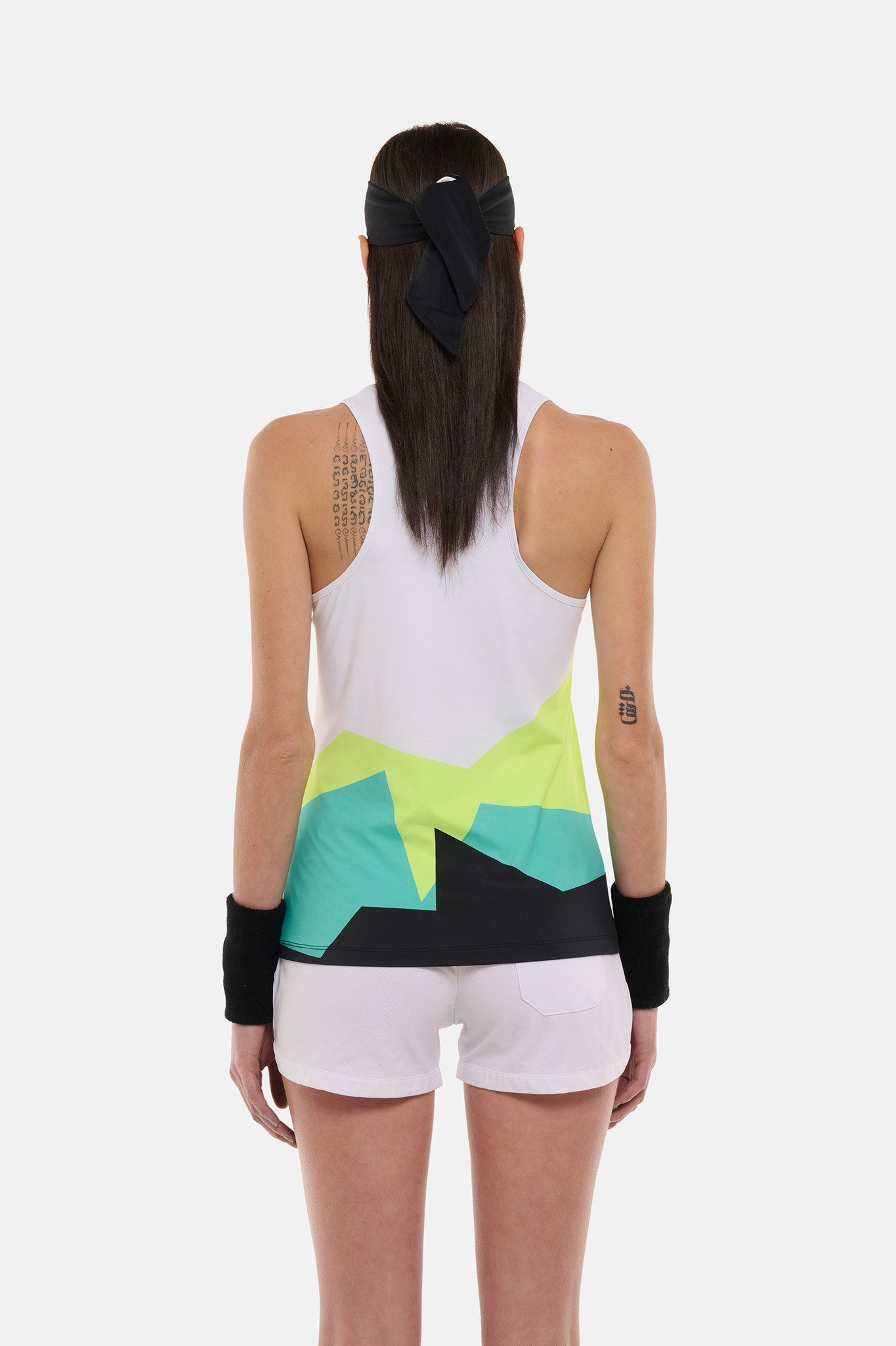 Женская майка Hydrogen MOUNTAINS TECH TANK TOP PADEL (DK1005), разноцветный