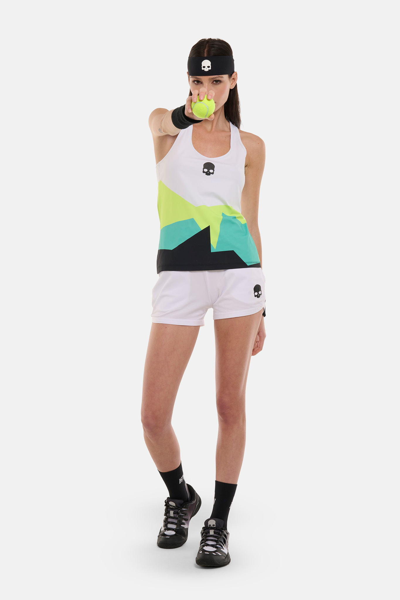Женская майка Hydrogen MOUNTAINS TECH TANK TOP PADEL (DK1005), разноцветный