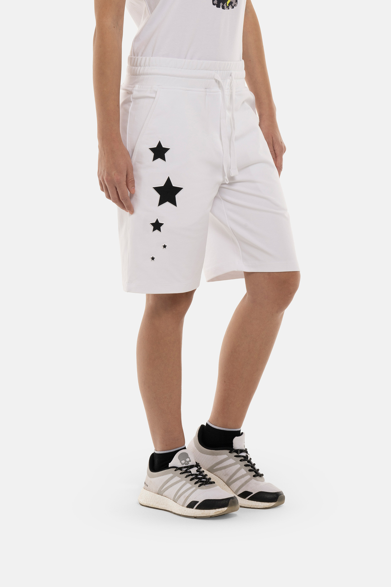 Женские шорты Hydrogen STARS SHORTS (DS1006), белый