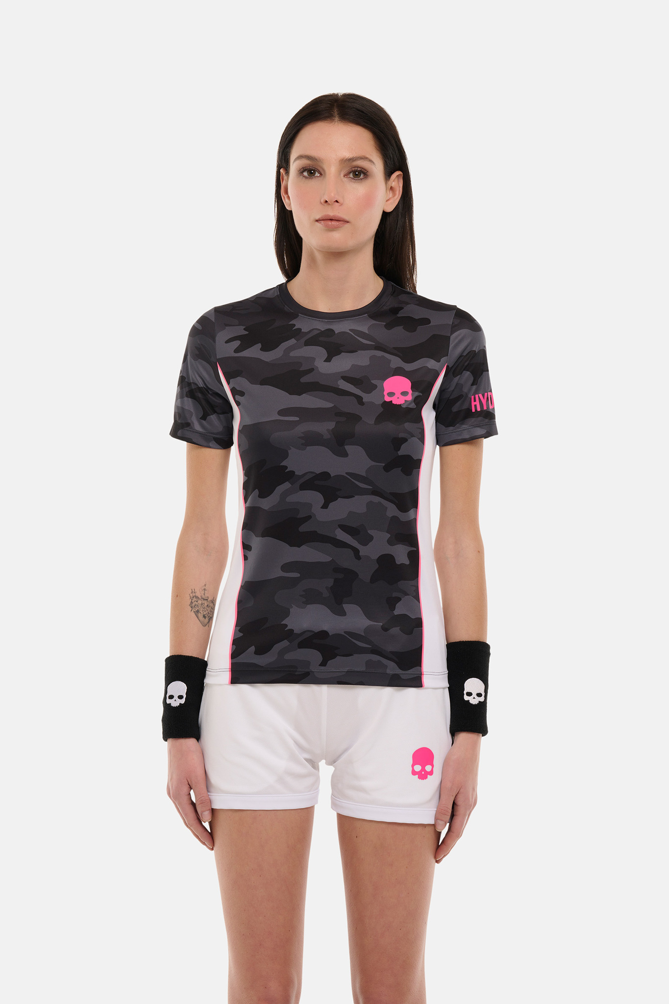 Женская футболка Hydrogen CAMO TECH T-SHIRT (DT1007), черный