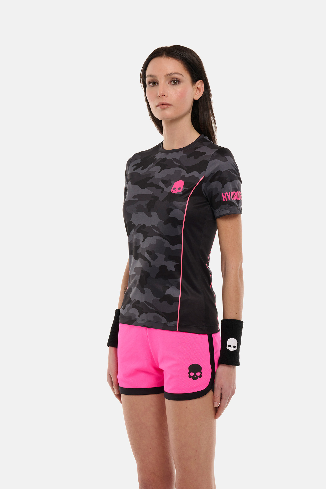 Женская футболка Hydrogen CAMO TECH T-SHIRT (DT1007), черный