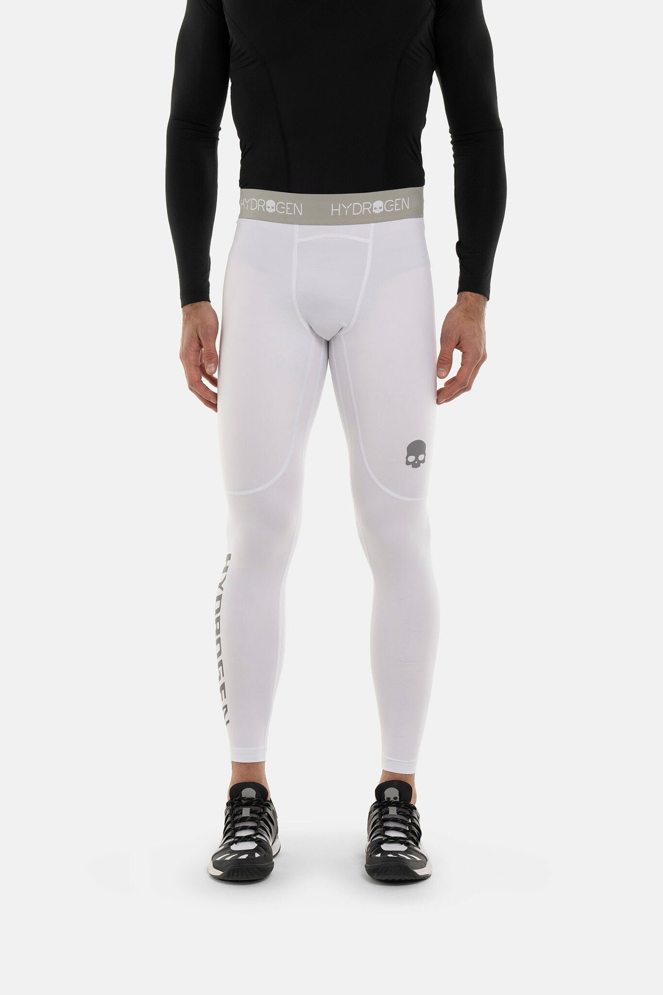 ЛЕГГИНСЫ Hydrogen ESSENTIAL (EX0001), белый