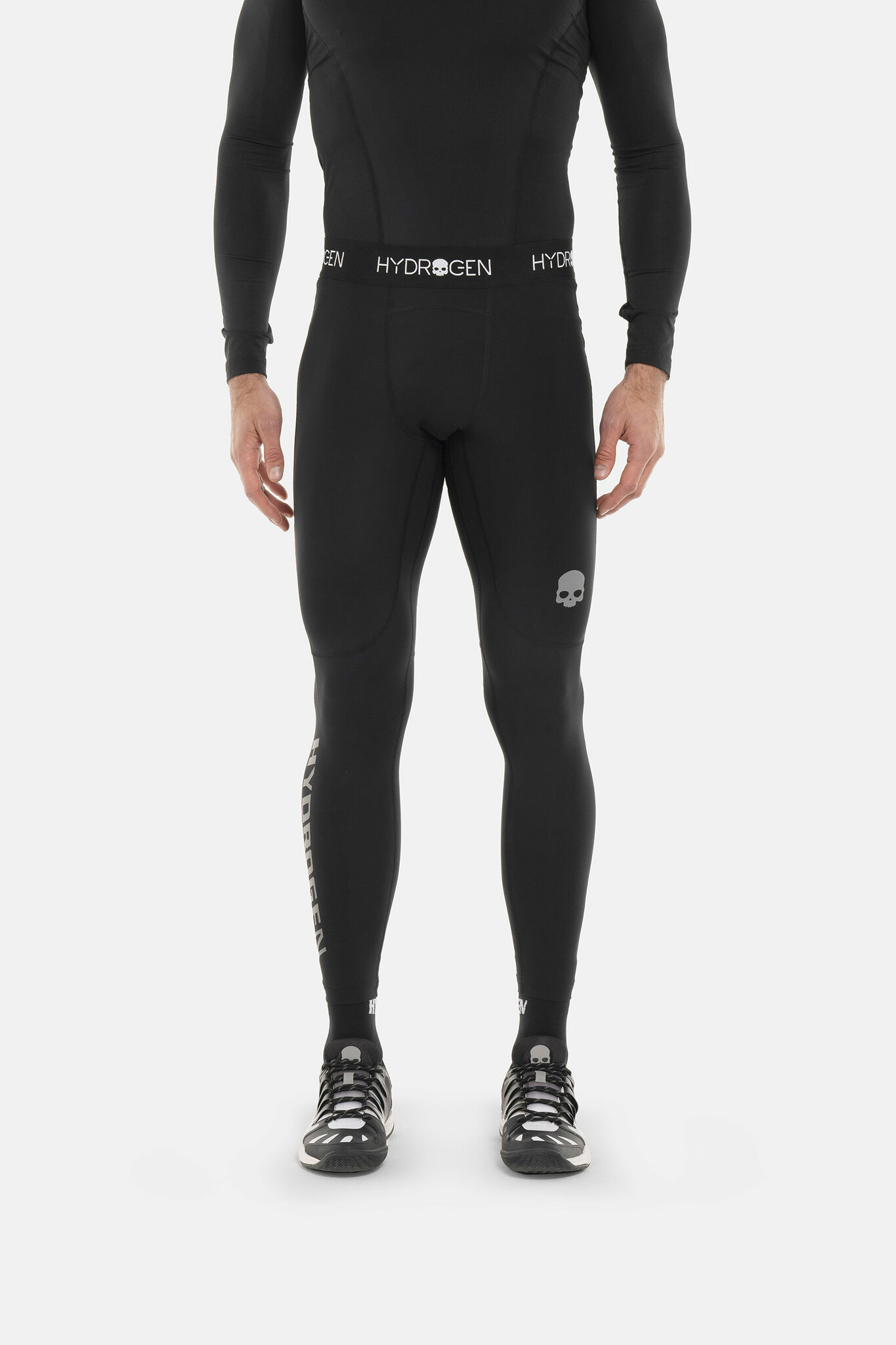 ЛЕГГИНСЫ Hydrogen ESSENTIAL (EX0001), белый