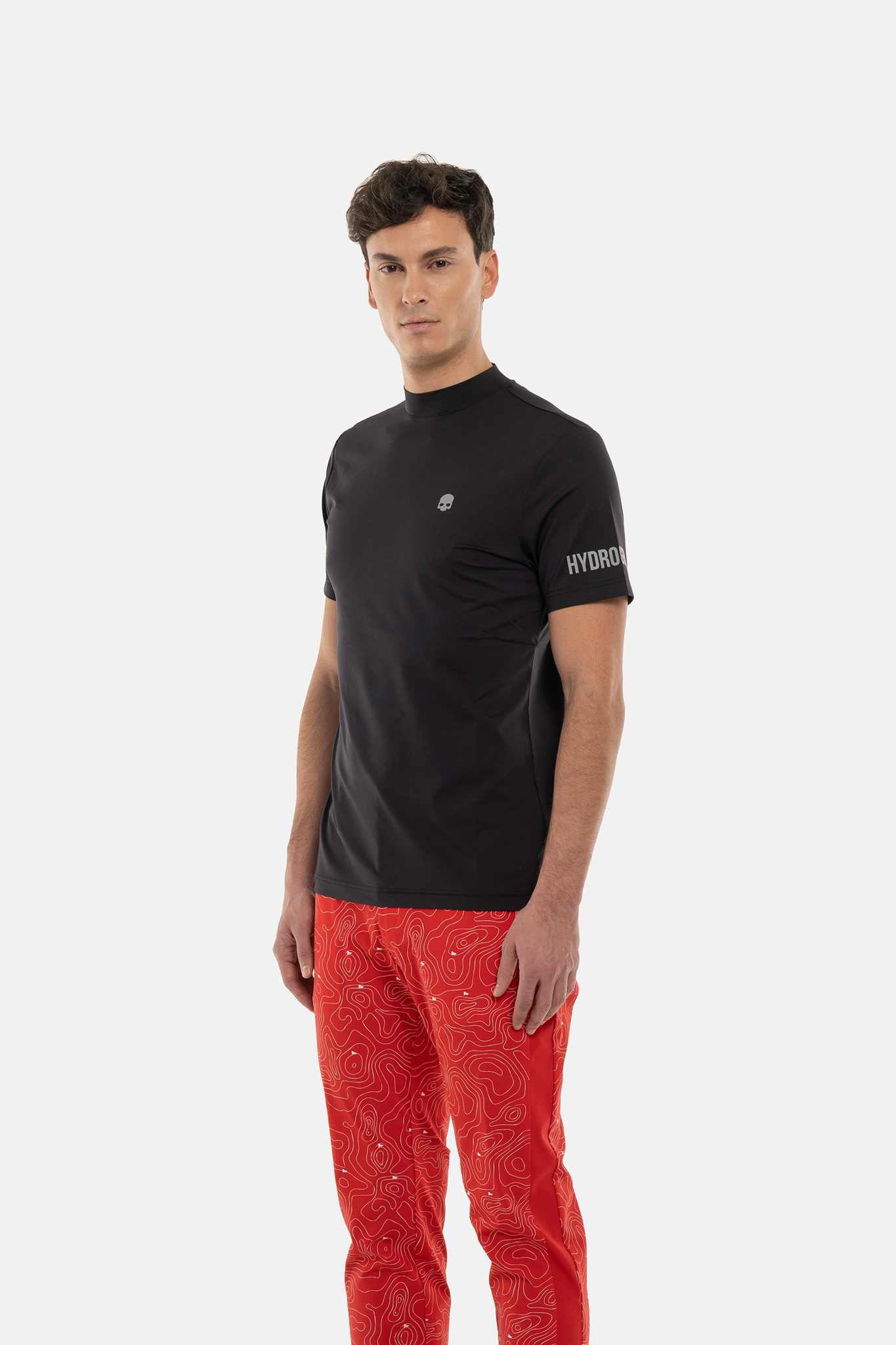 Мужское поло  HYDROGEN GOLF ROLL NECK (G00404), белый