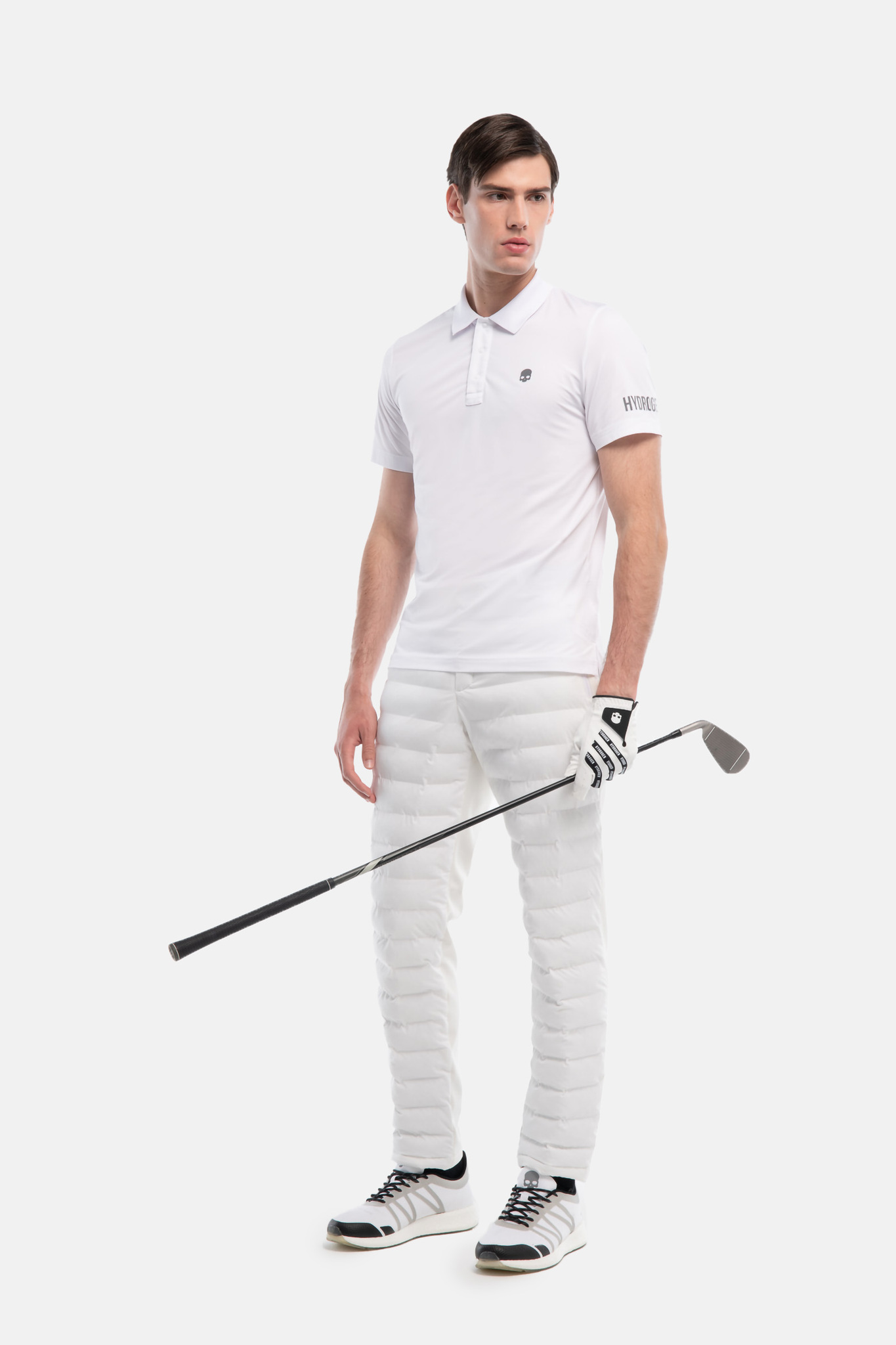 Мужское поло HYDROGEN BASIC GOLF POLO (G00710), черный