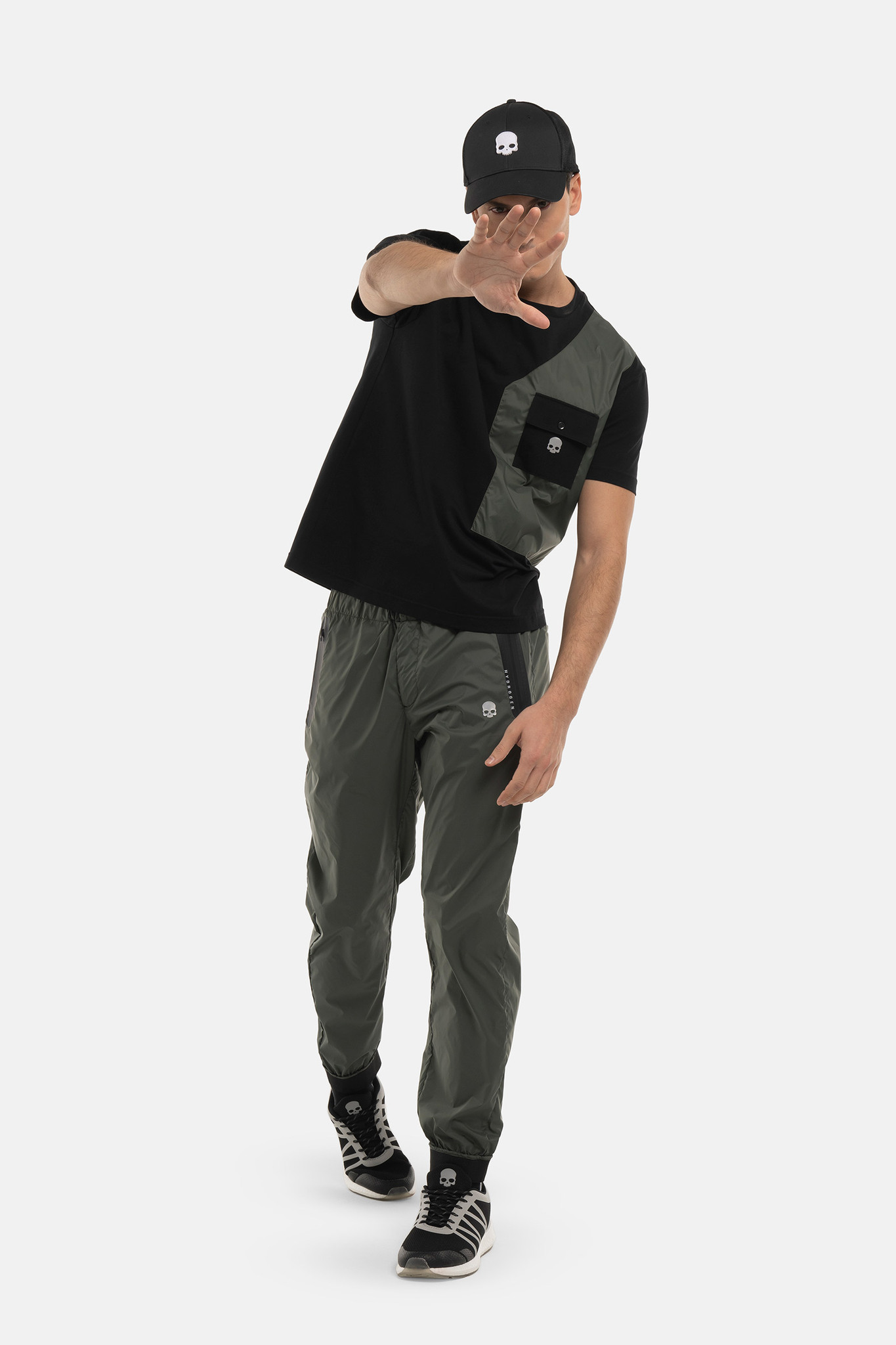 Мужская футболка HYDROGEN NYLON (MT0003), зеленый