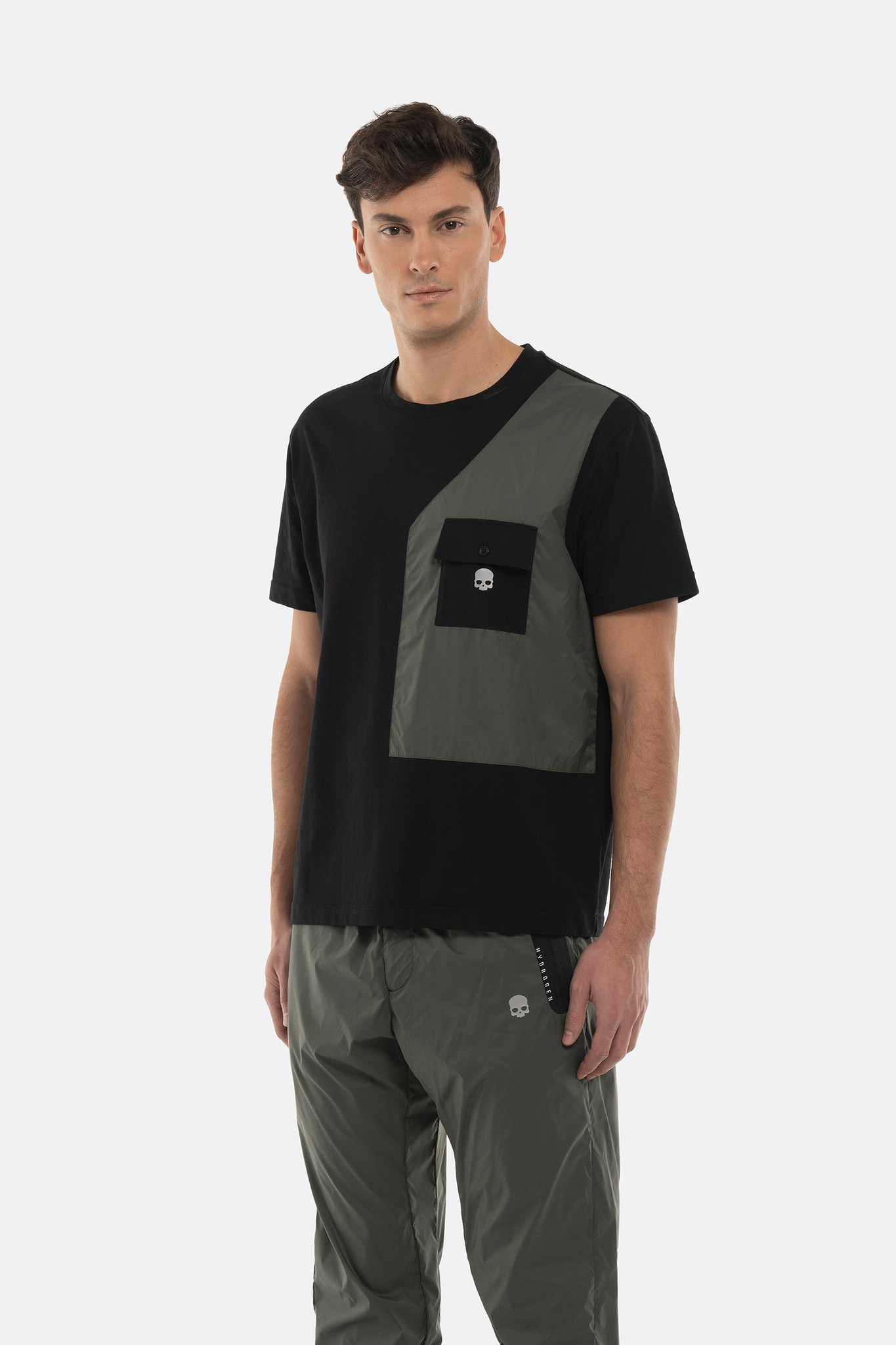 Мужская футболка HYDROGEN NYLON (MT0003), зеленый