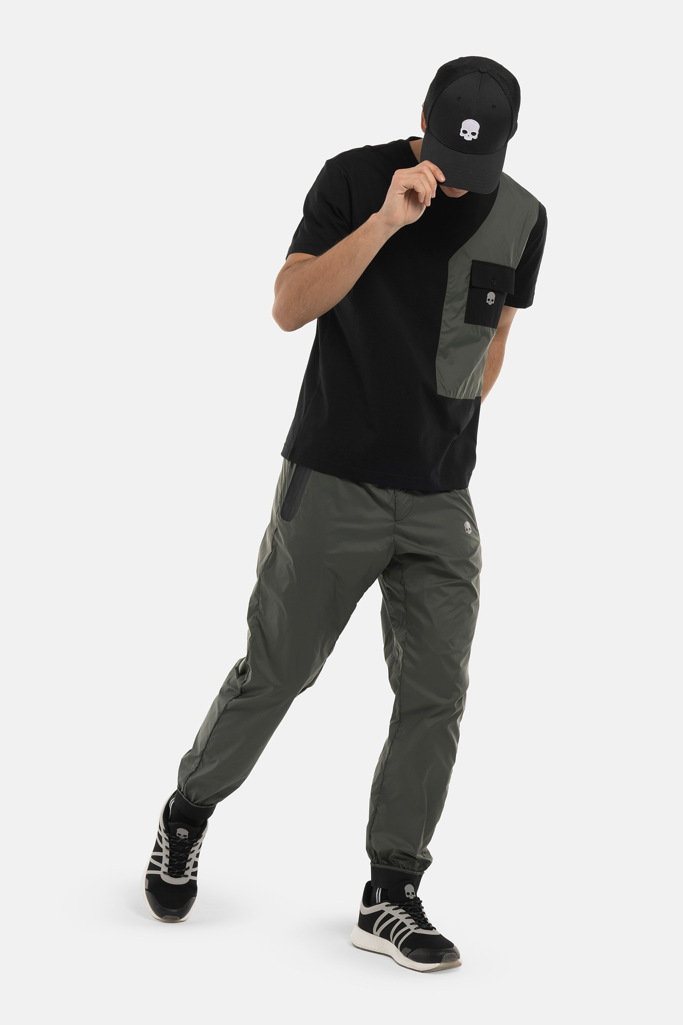 Мужская футболка HYDROGEN NYLON (MT0003), зеленый