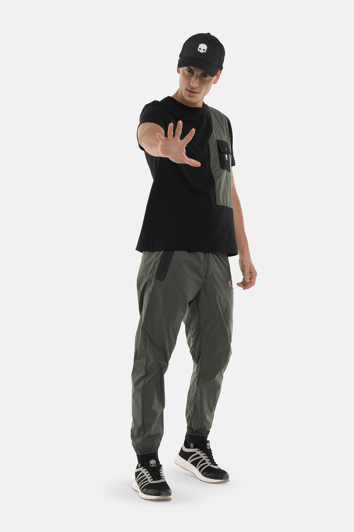 Мужская футболка HYDROGEN NYLON (MT0003), зеленый