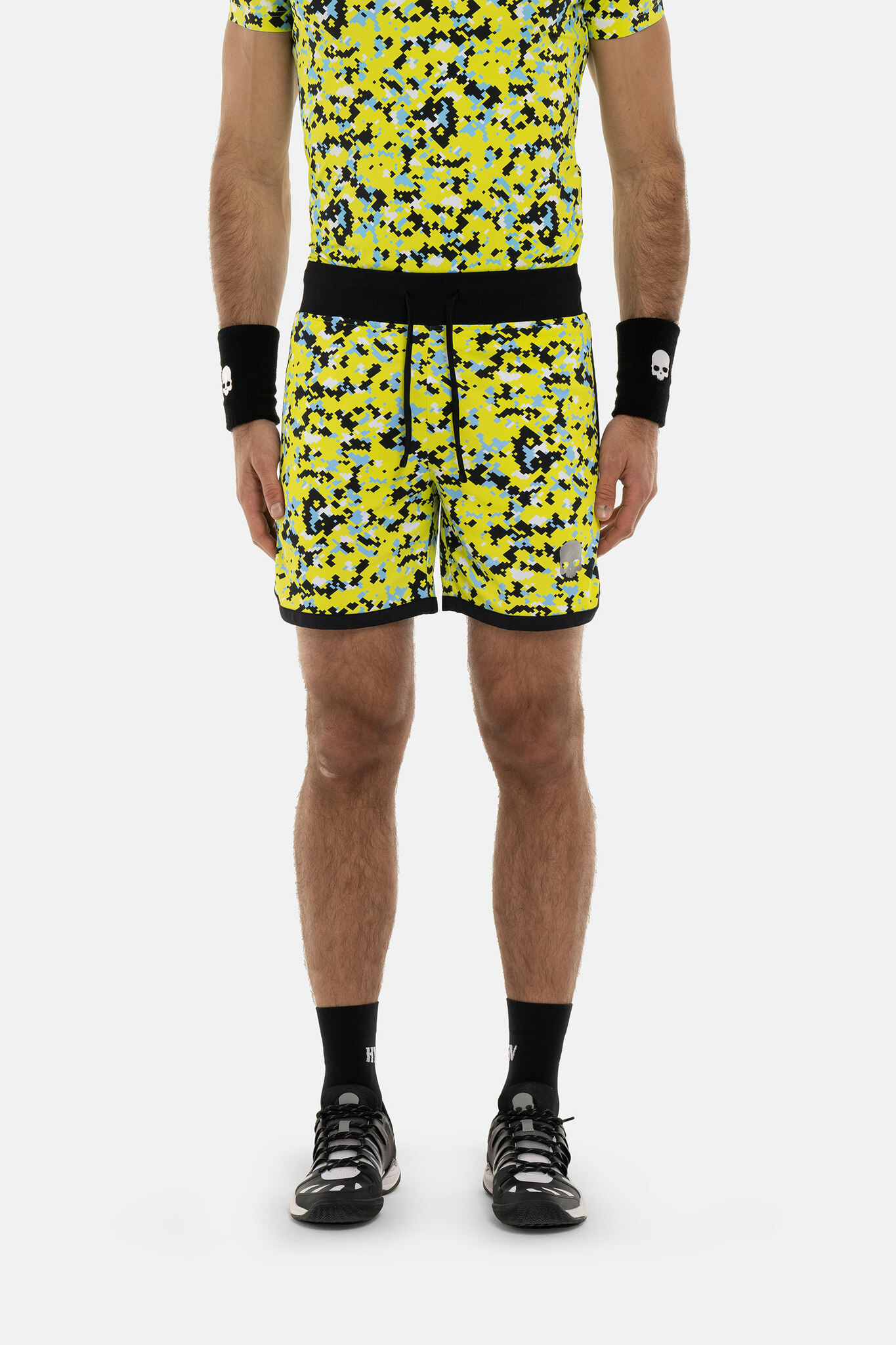 Теннисные шорты HYDROGEN CAMO PIXEL TECH (TS0007), желтый