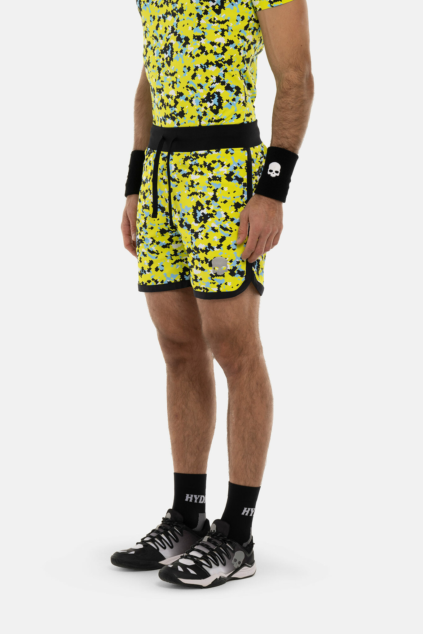 Теннисные шорты HYDROGEN CAMO PIXEL TECH (TS0007), желтый