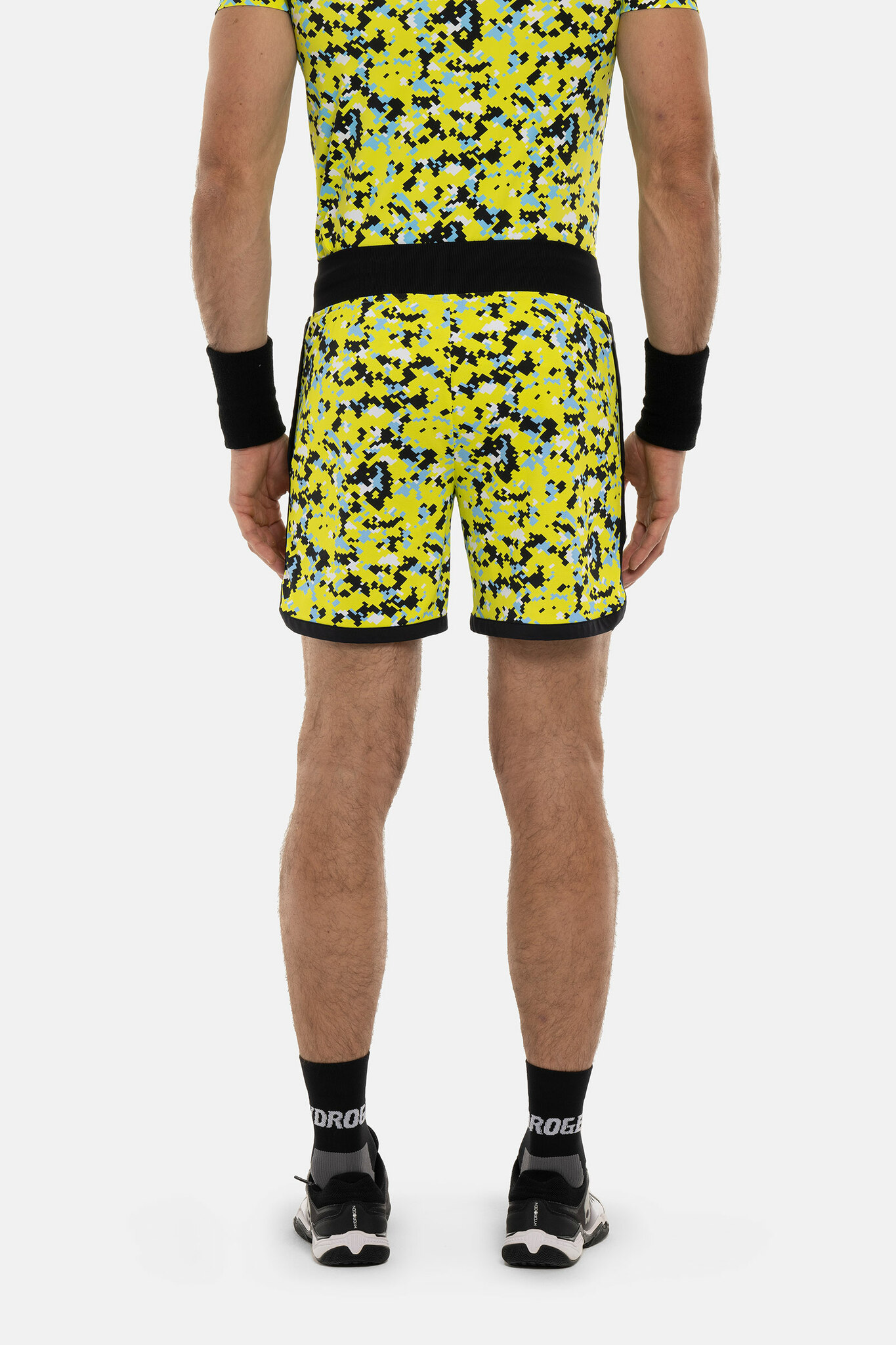 Теннисные шорты HYDROGEN CAMO PIXEL TECH (TS0007), желтый