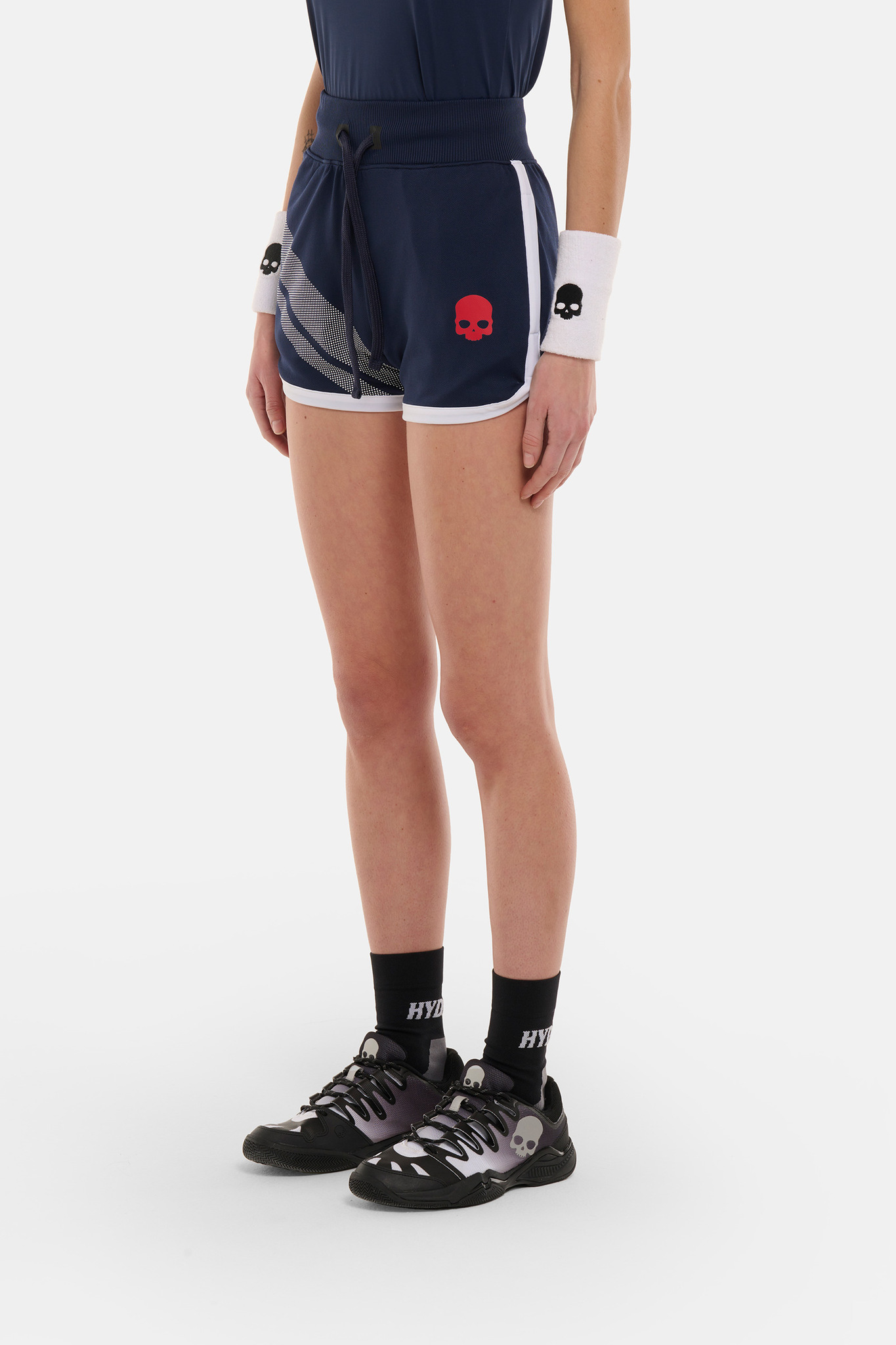 Женские шорты Hydrogen SPORT STRIPES TECH (TS1005), белый