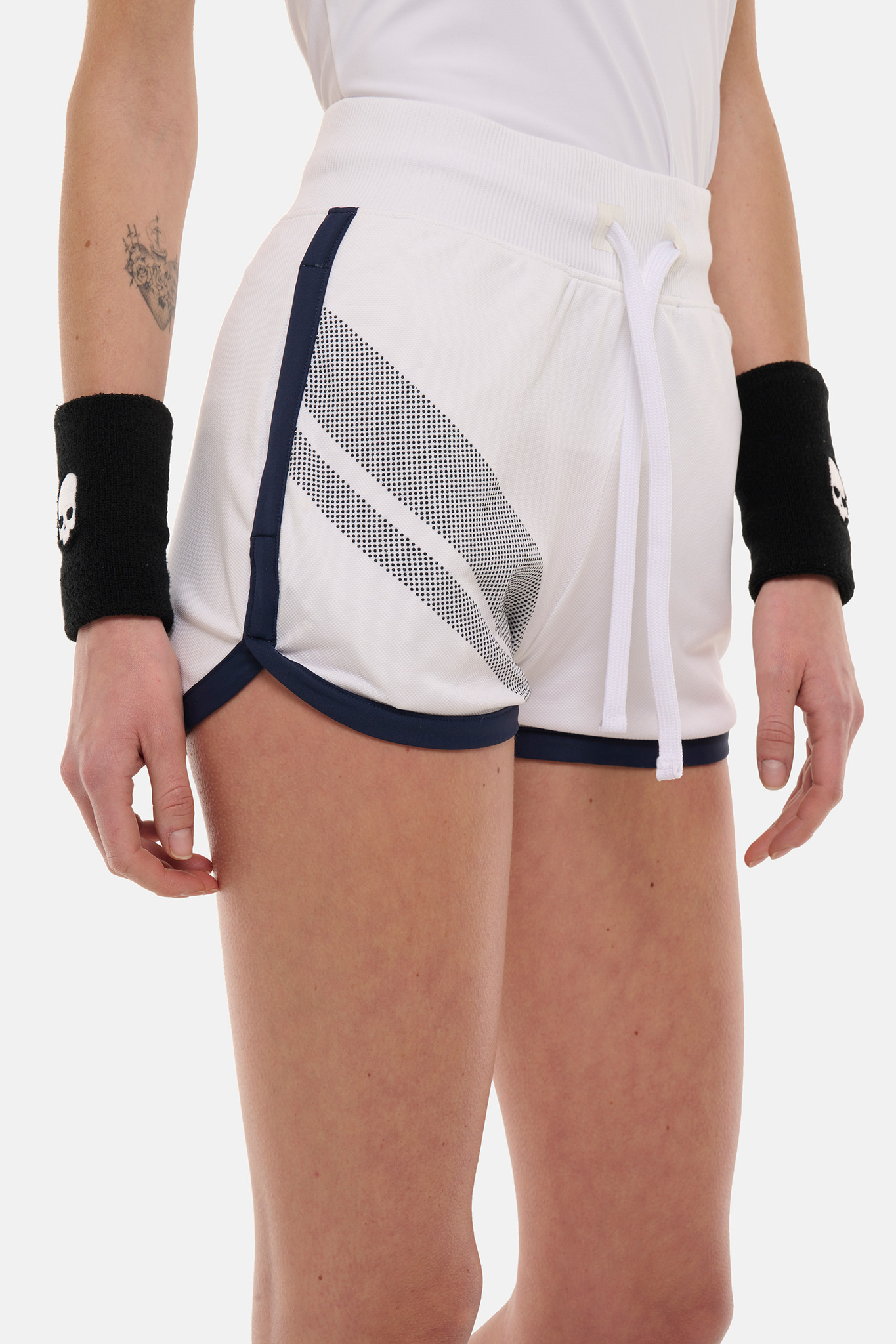 Женские шорты Hydrogen SPORT STRIPES TECH (TS1005), белый