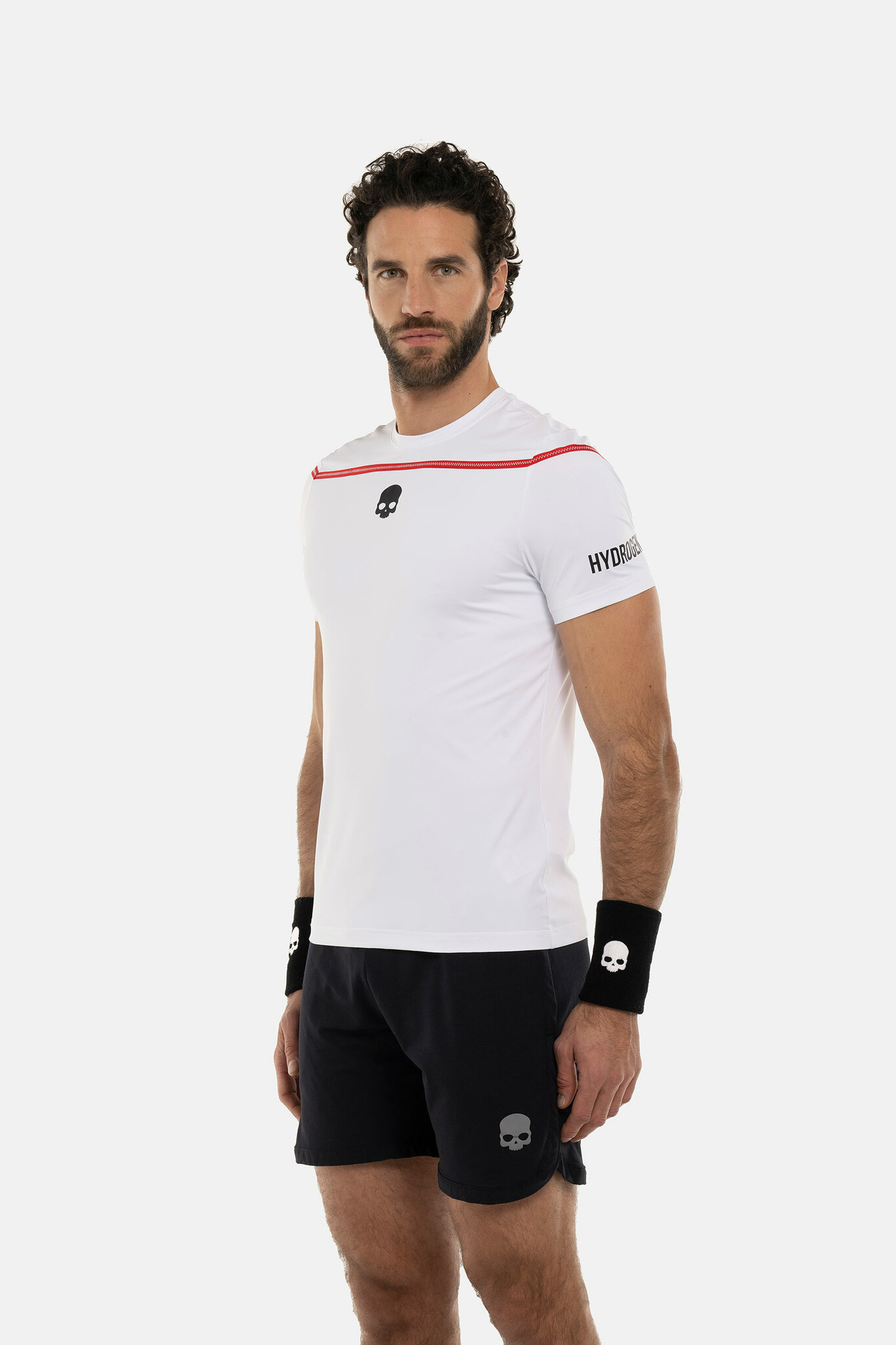 Мужская футболка HYDROGEN ZIG ZAG TAPE T-SHIRT (TT0004), белый