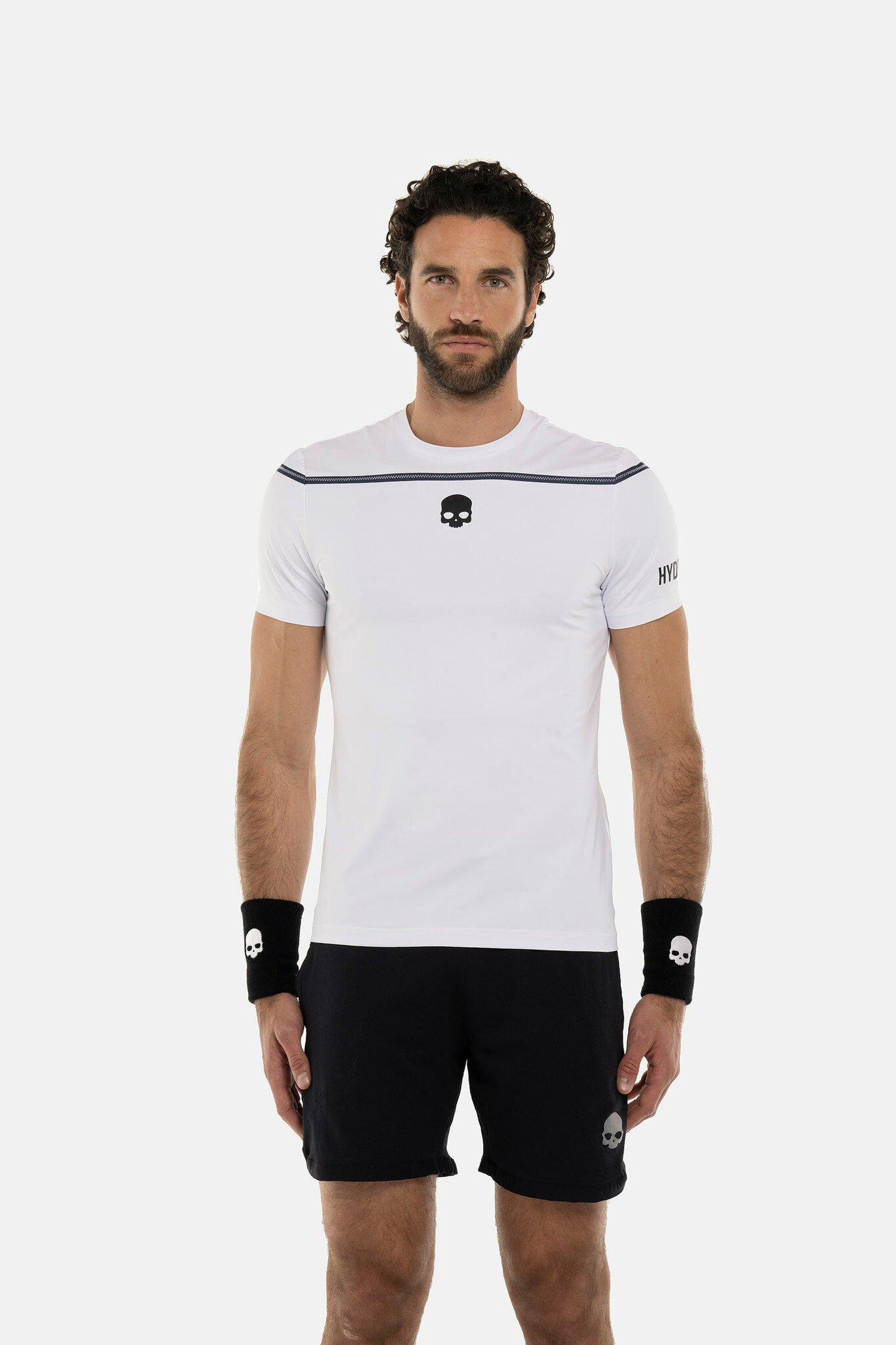 Мужская футболка HYDROGEN ZIG ZAG TAPE T-SHIRT (TT0004), белый