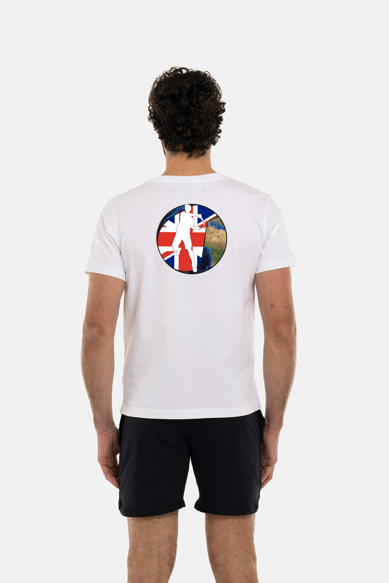 Мужская футболка HYDROGEN MATCH T-SHIRT (TT0010), белый