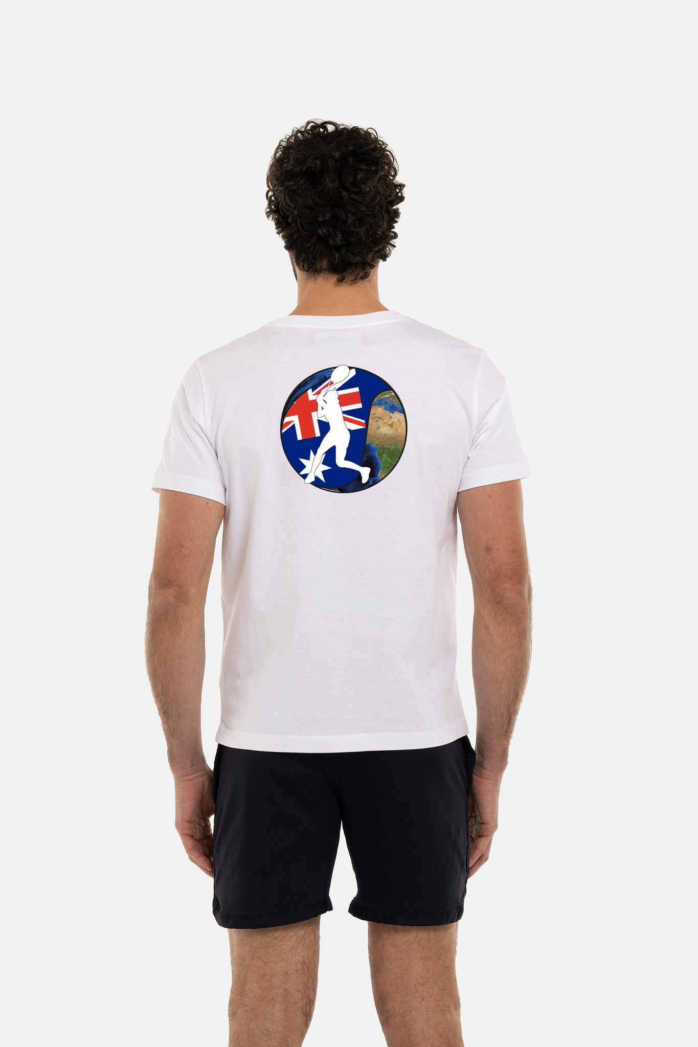 Мужская футболка HYDROGEN MATCH T-SHIRT (TT0010), белый