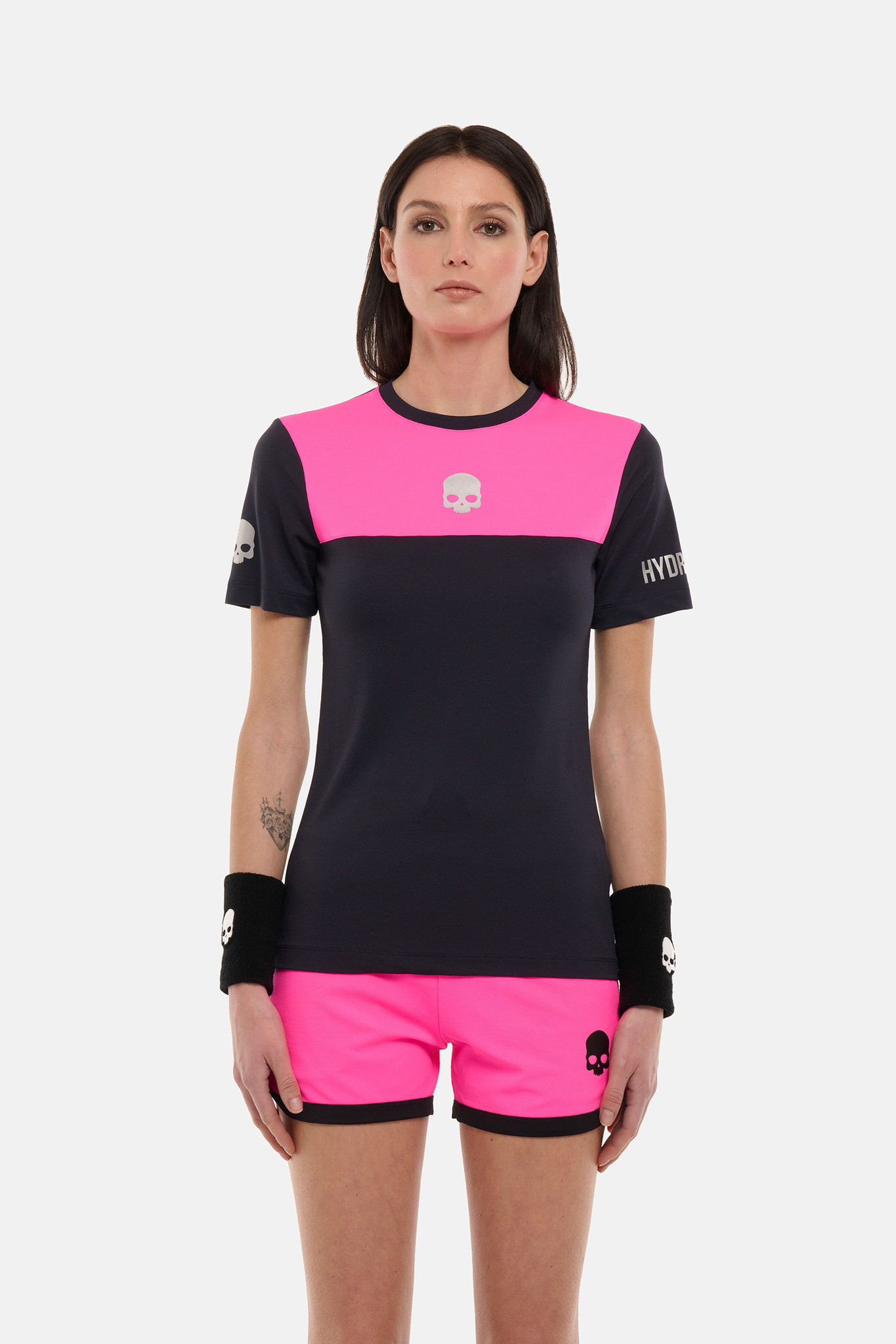 Женская футболка Hydrogen BLOCK COLOR TECH (TT1002), розовый