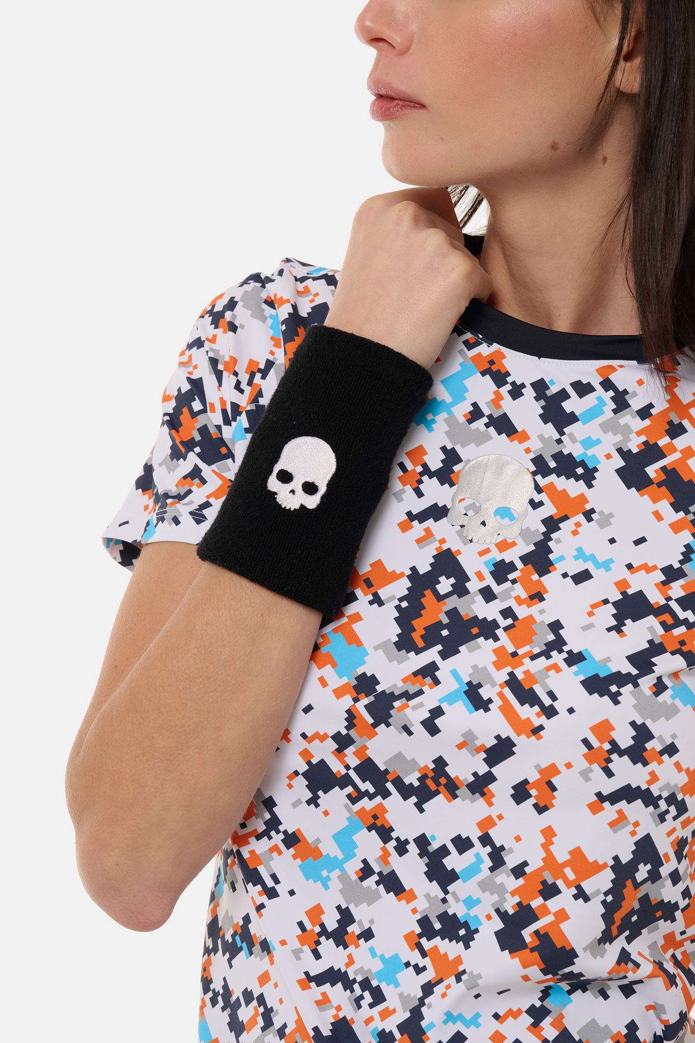 Женская футболка Hydrogen CAMO PIXEL TECH (TT1007), белый