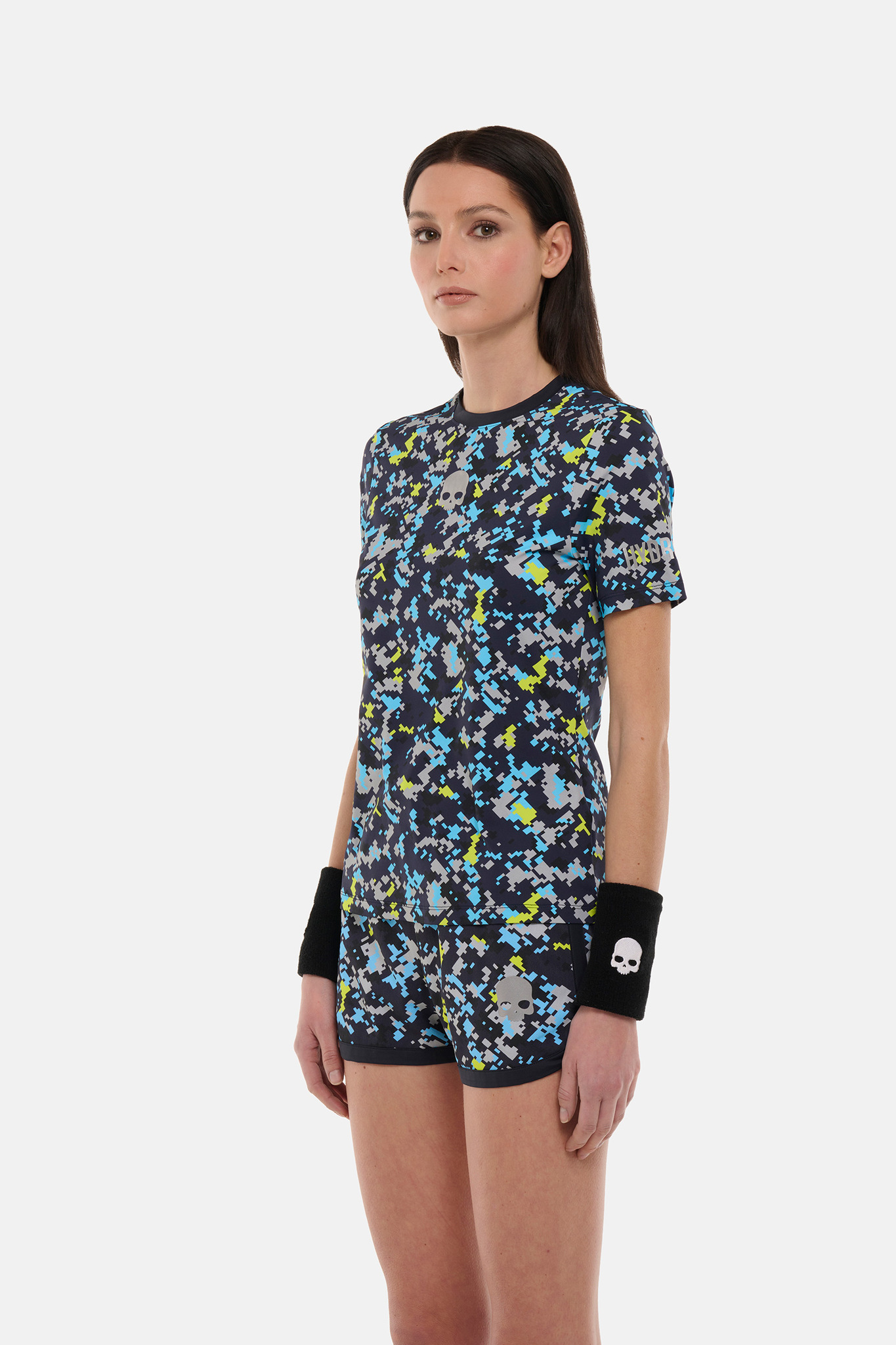 Женская футболка Hydrogen CAMO PIXEL TECH (TT1007), белый