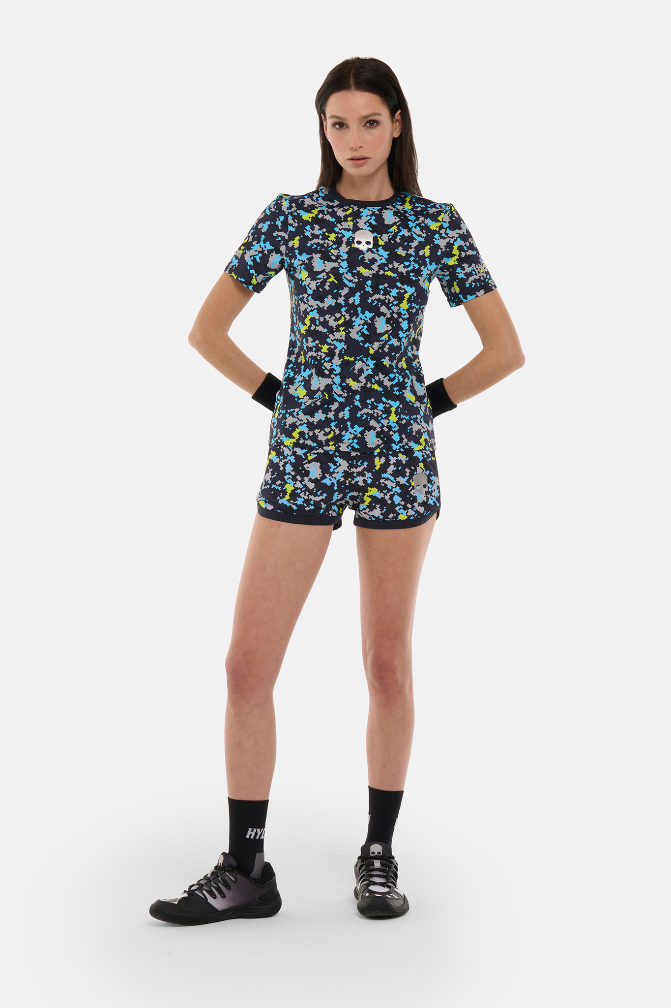 Женская футболка Hydrogen CAMO PIXEL TECH (TT1007), белый