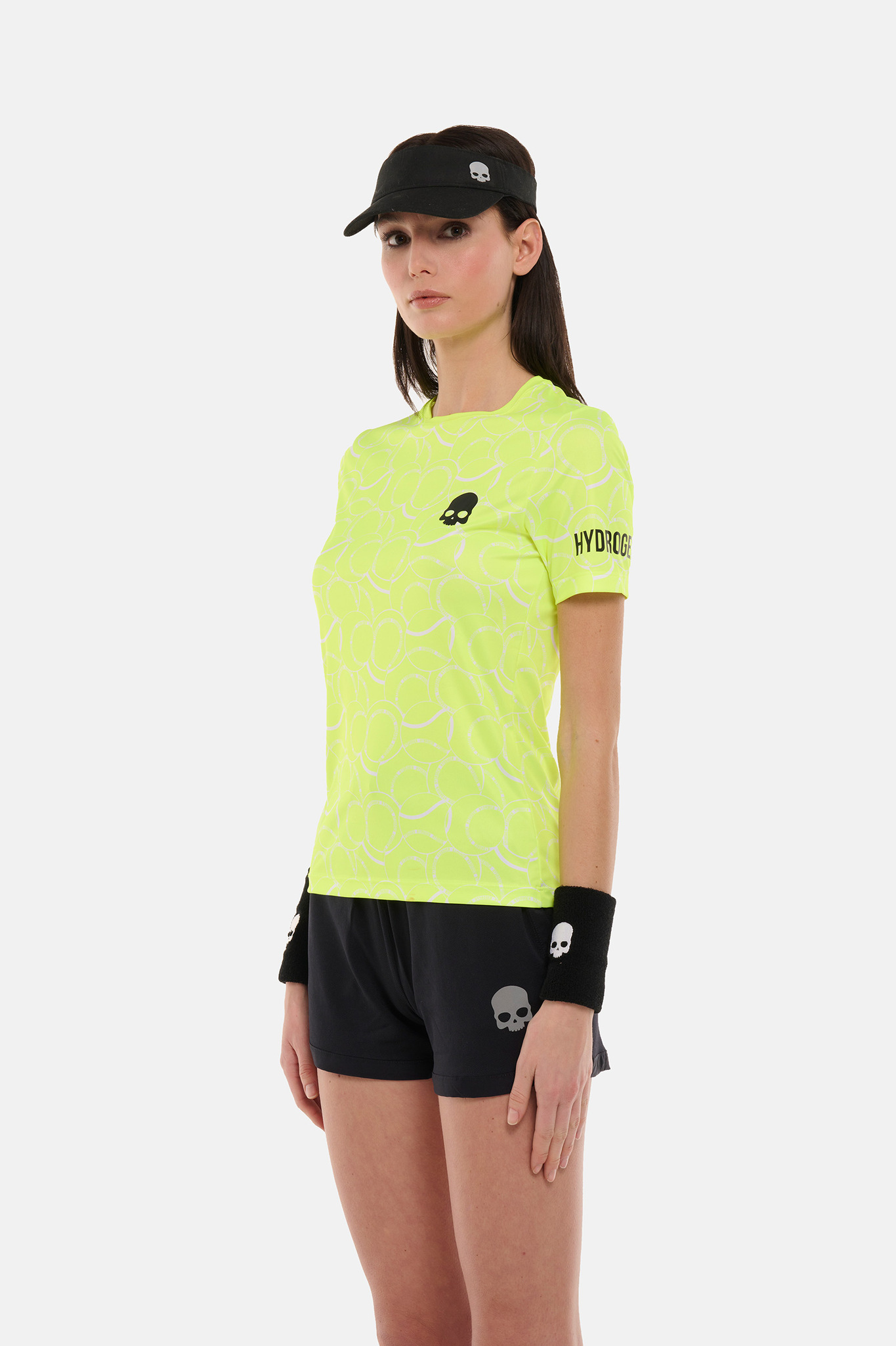 Женская футболка Hydrogen ALLOVER TECH T-SHIRT (TT1011), черный