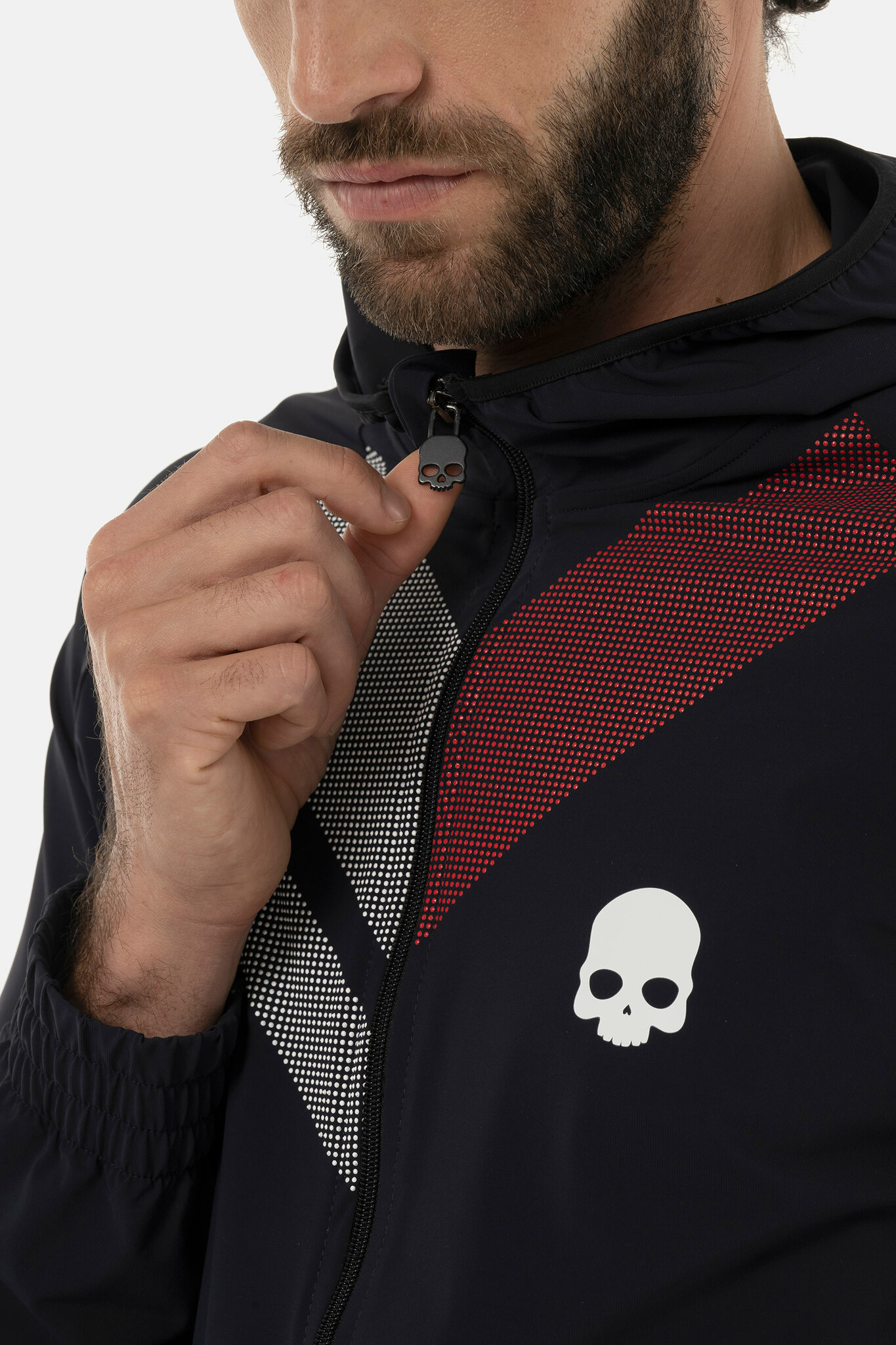 Худи HYDROGEN SPORT STRIPES TECH FZ (TZ0005), белый