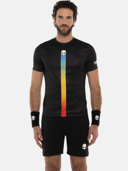 Мужская футболка HYDROGEN SPECTRUM TECH T-SHIRT (DT0003), черный