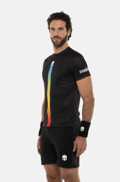 Мужская футболка HYDROGEN SPECTRUM TECH T-SHIRT (DT0003), черный