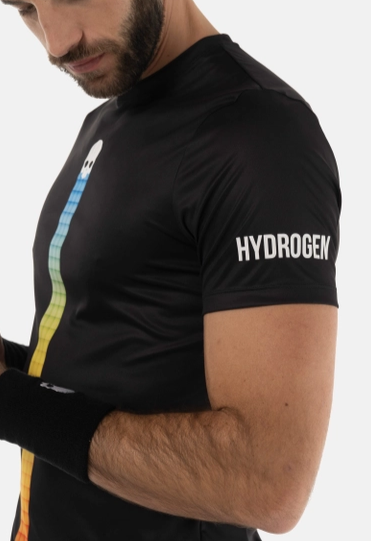 Мужская футболка HYDROGEN SPECTRUM TECH T-SHIRT (DT0003), черный